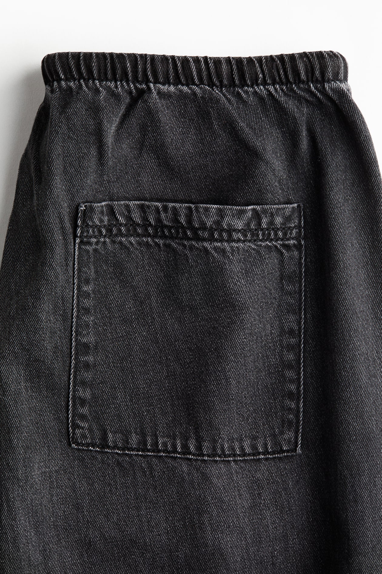 Denim Drawstring Pants - image 3
