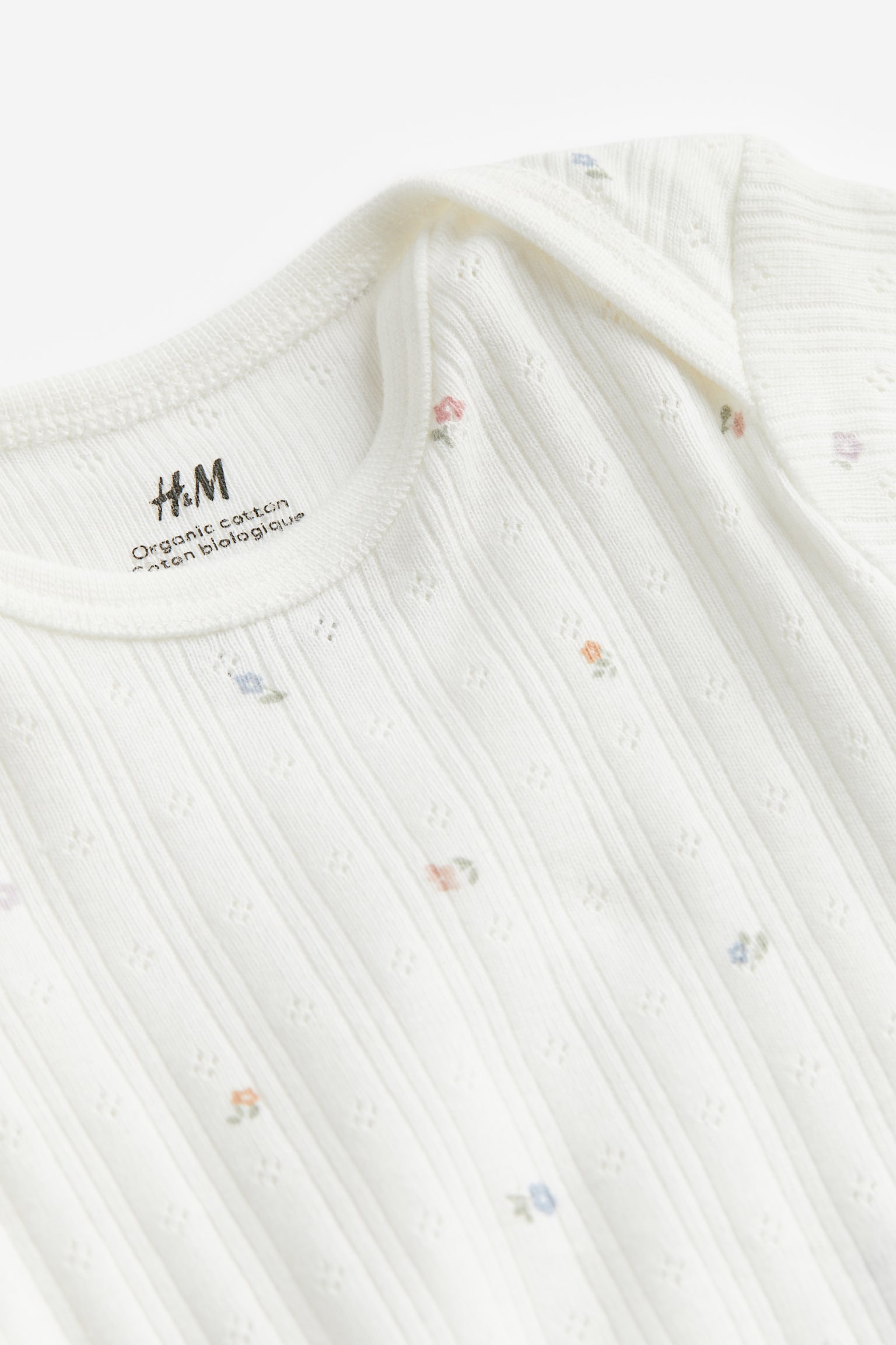 3-piece Cotton Jersey Set - White/Floral/White/Cherries/White/Floral/Light grey blue/Seals/Cream/Born 2022/Mole/Teddy Bear/Natural white/Born 2023/White/Floral/Light beige marle/Mummy And Me/Light beige/Floral/White/Teddy bears/Natural white/Hearts/White/Birds - 5