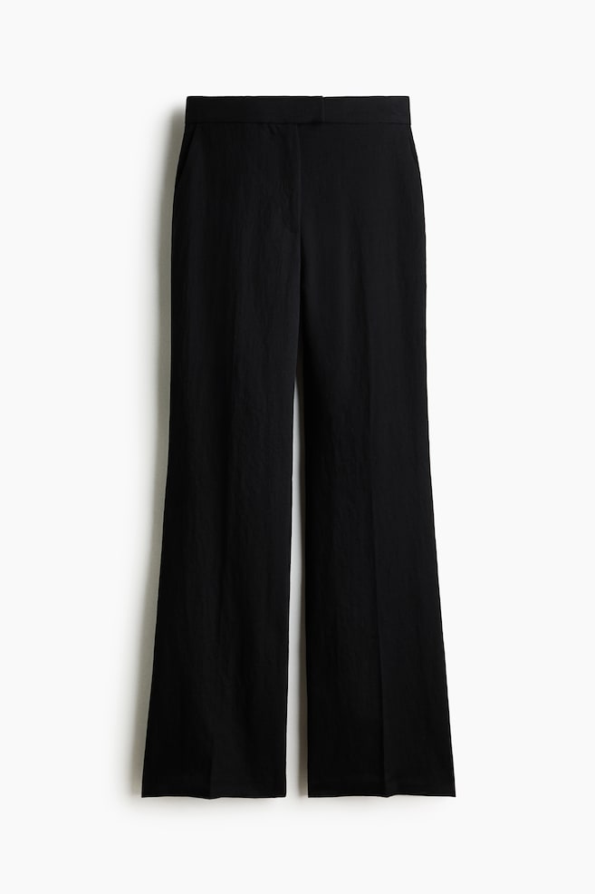 Pantalón sastre bootcut - Negro/Marrón oscuro/Beige claro - 1