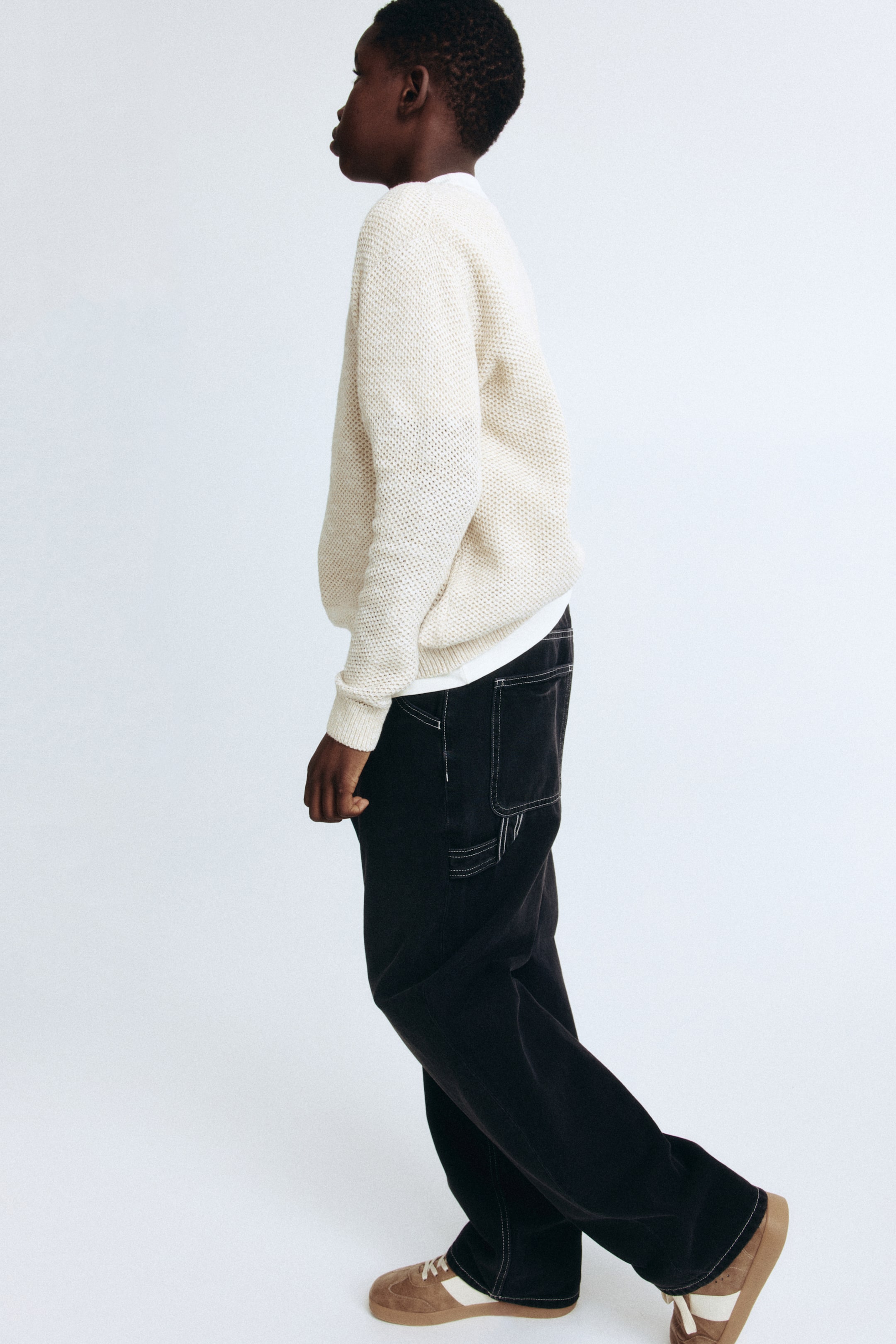 View larger image: Loose Fit Carpenter Jeans - Denim black - Kids | H&M IE 2