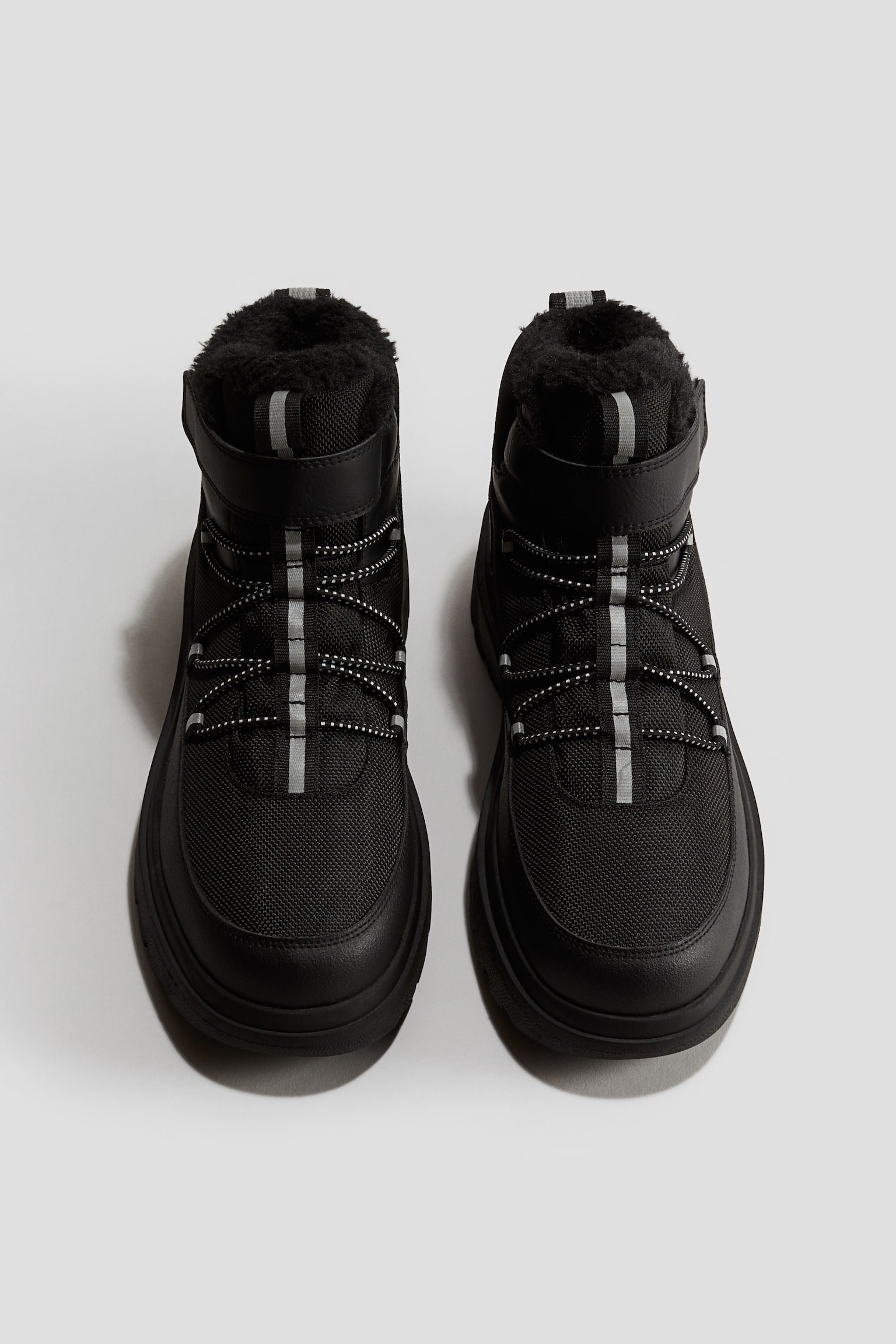 Waterproof hi-top trainers - Black - 2