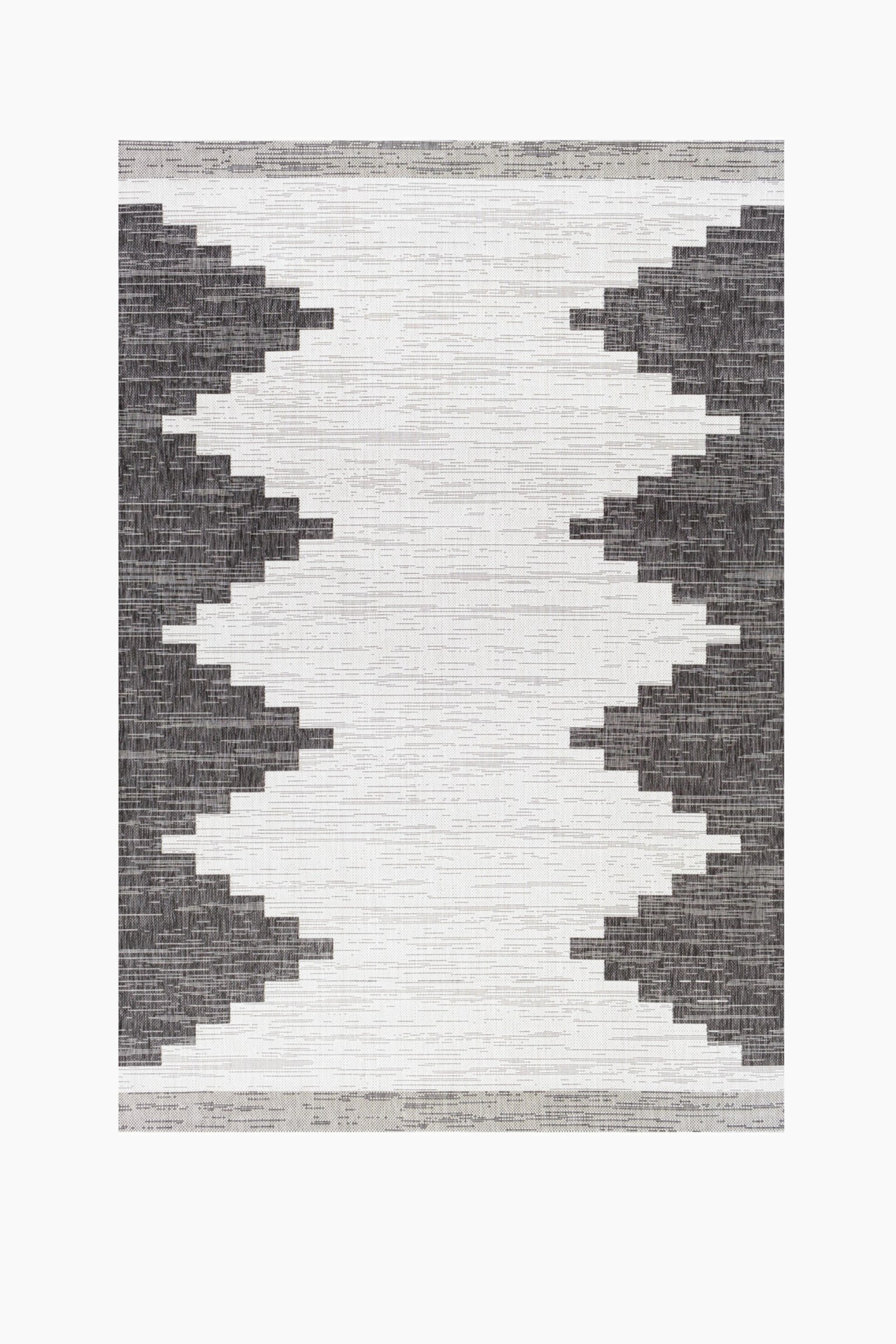 Rubal In- /outdoor Area Rug - Black, Grey, White - 1