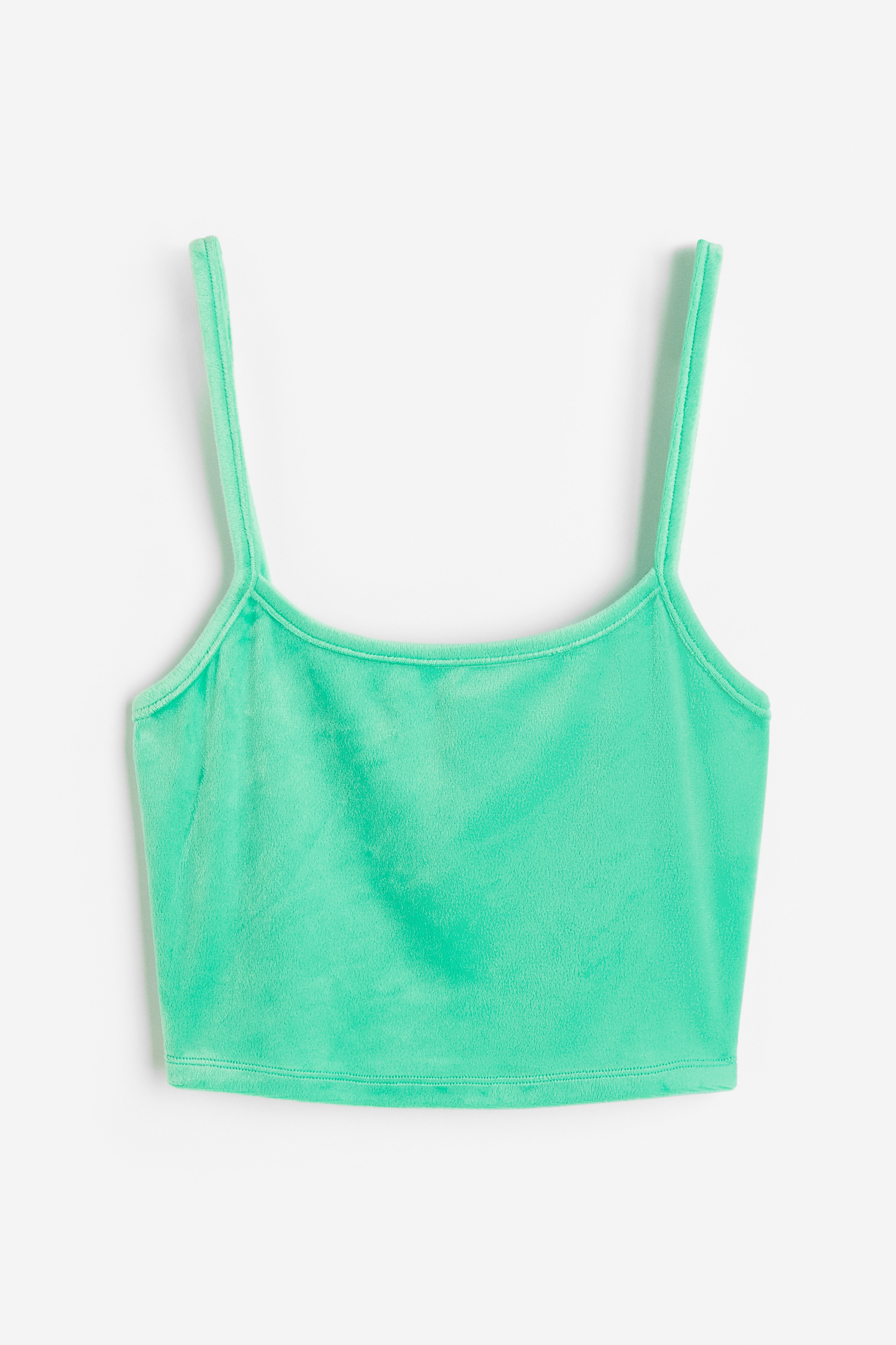 Top de velour - Verde menta