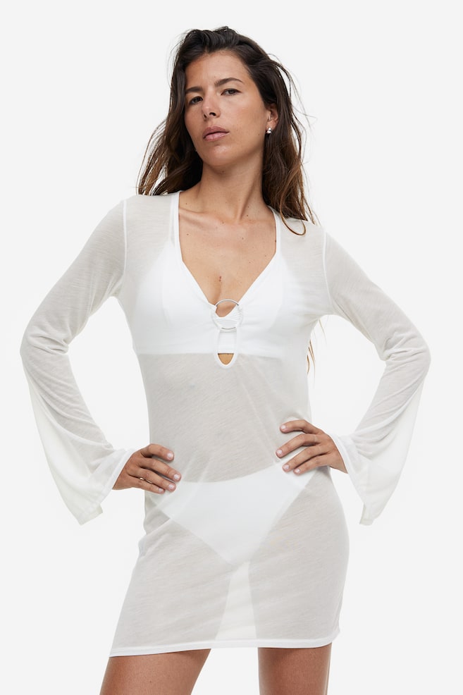 Beach dress - Weiß - 1