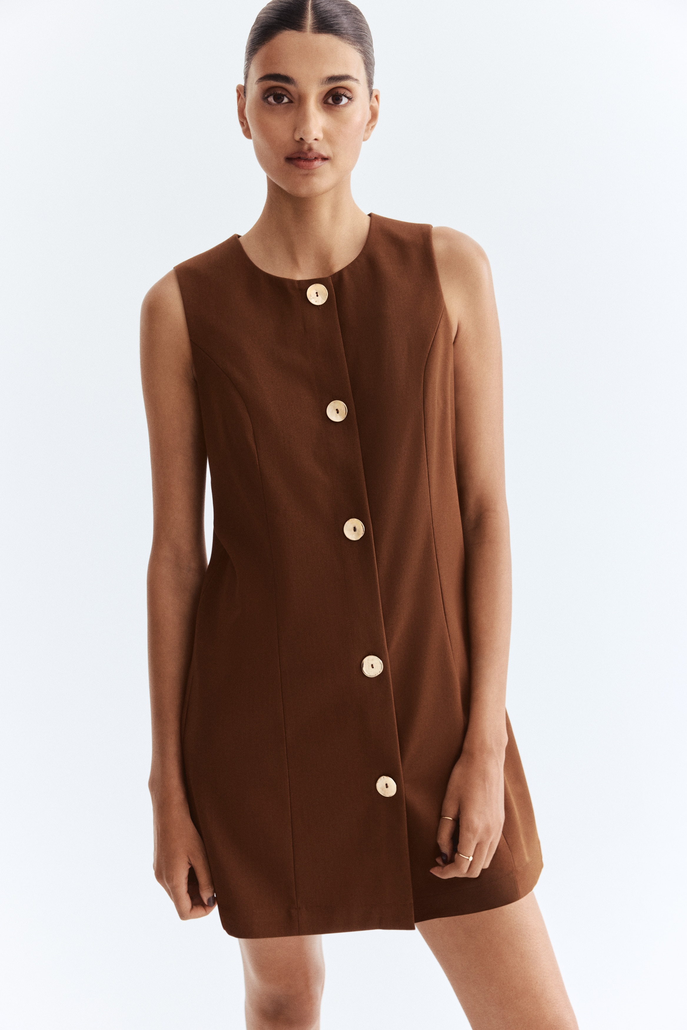 Women's Brown Shift Dress | H&M PH