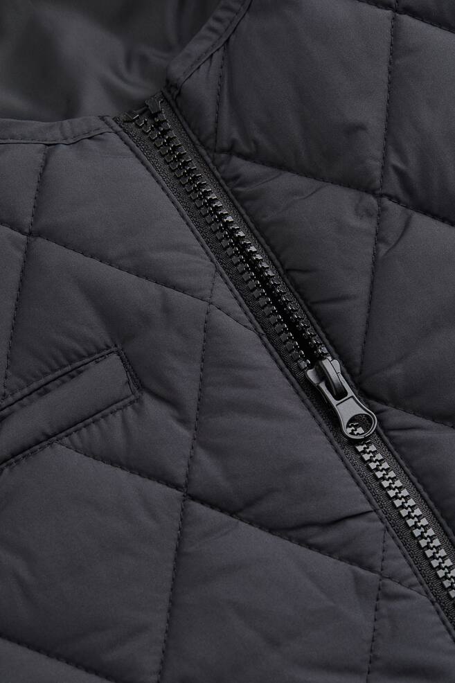 Quilted gilet - Black - 2