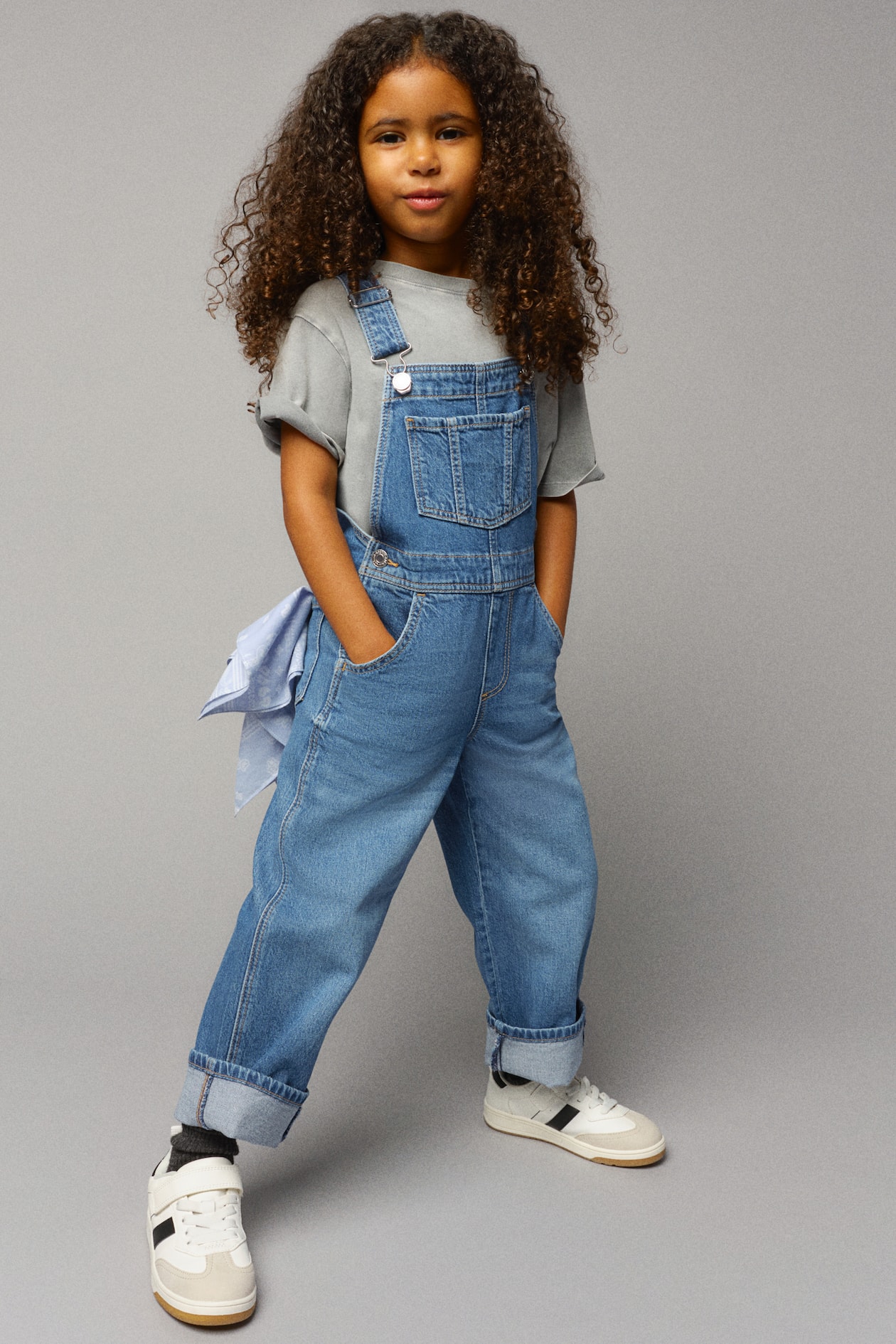Salopette en denim - Bleu denim - ENFANT | H&M FR