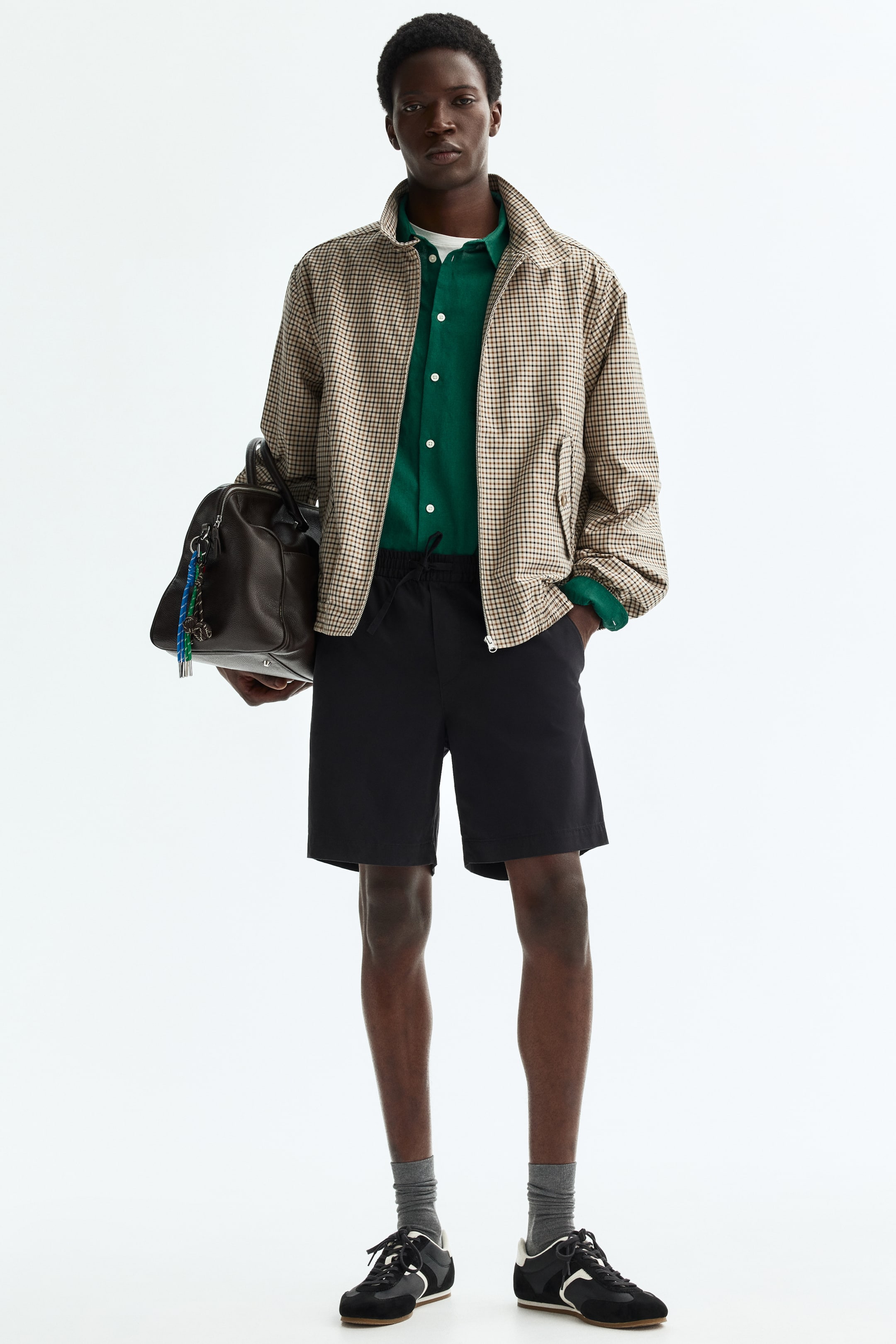 Мужские шорты H&M Relaxed-Fit Cotton Shorts — фото 6