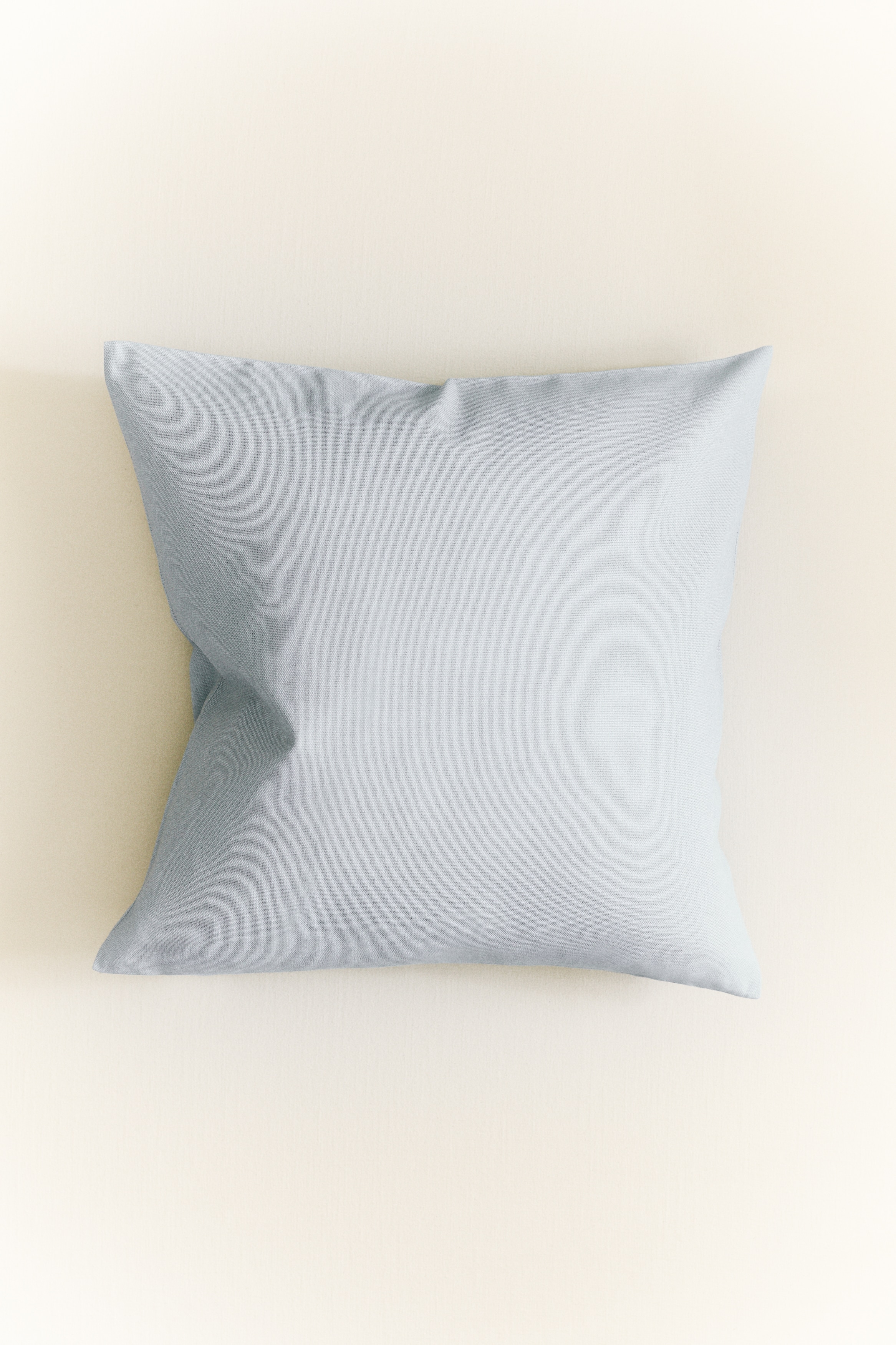 Cotton canvas cushion cover - Light dusty blue/Sage green/Light yellow/Dusty pink/Beige