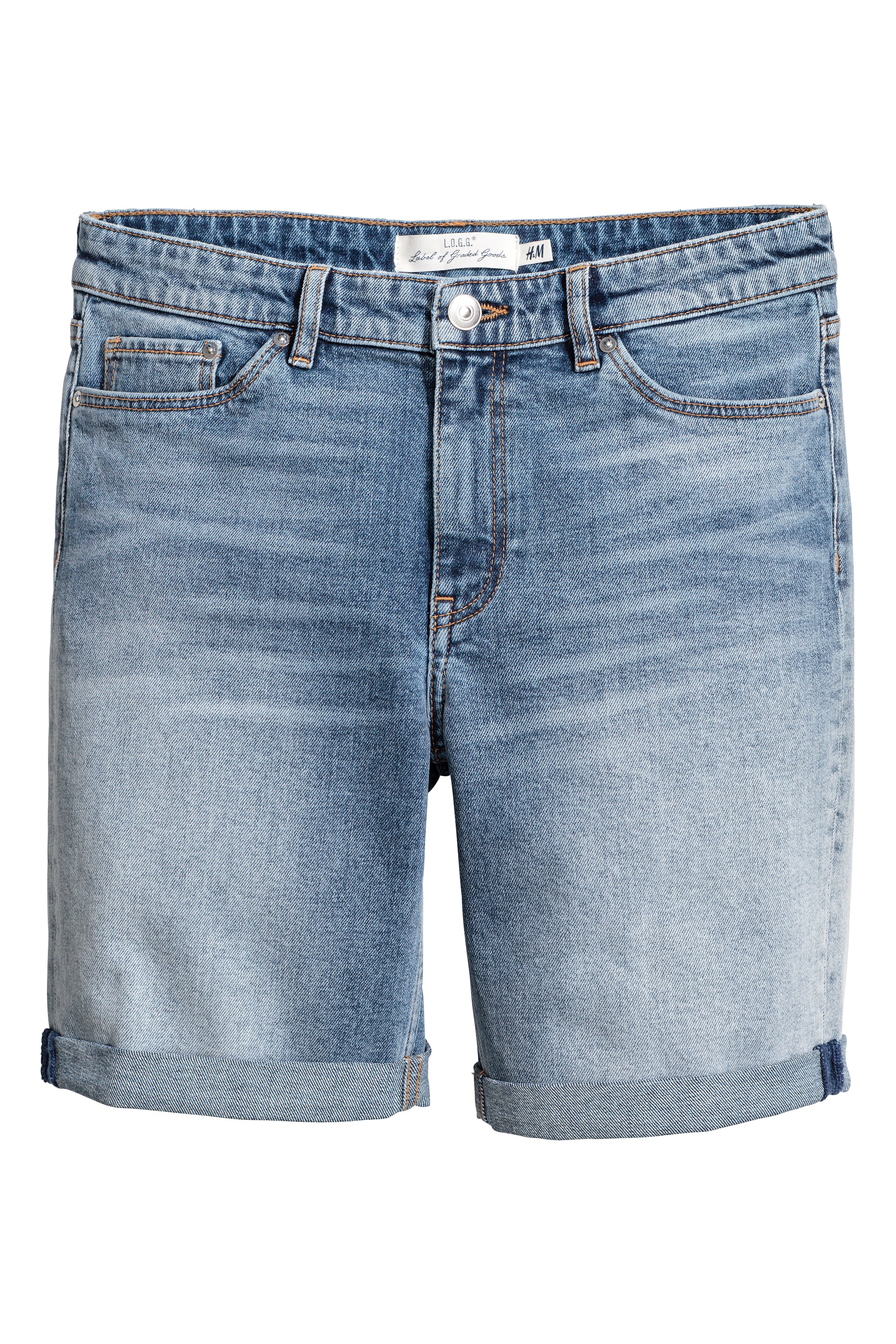 View larger image: Long denim shorts - Denim blue - Ladies | H&M 1