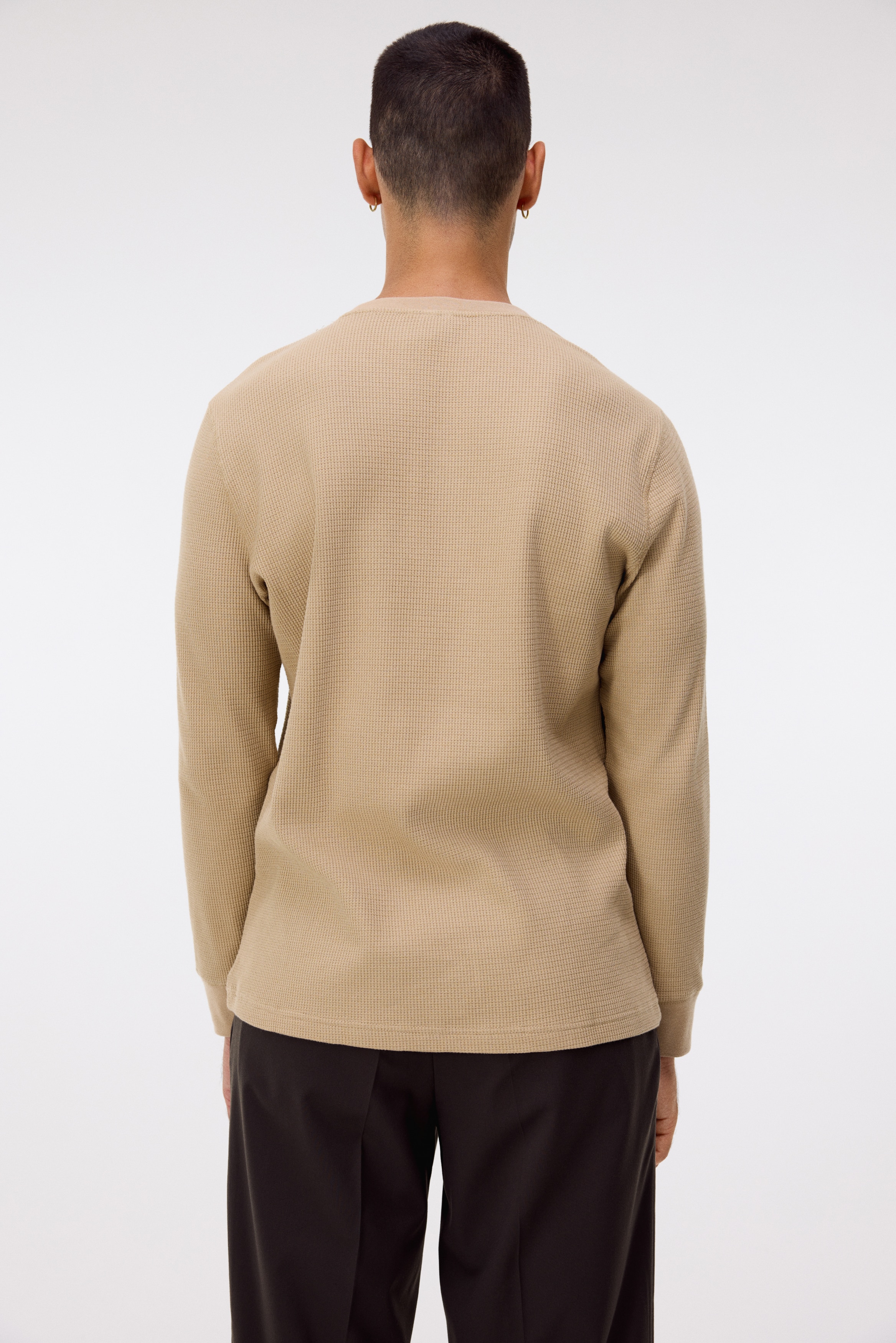 Slim Fit Waffled jersey top