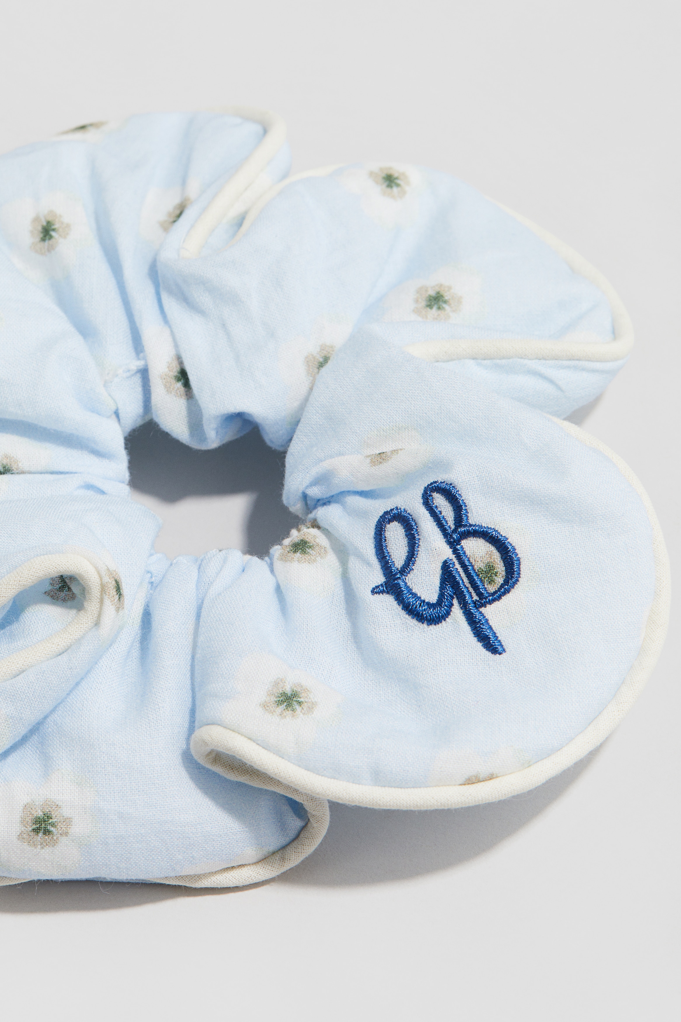 Patterned Cotton Scrunchie