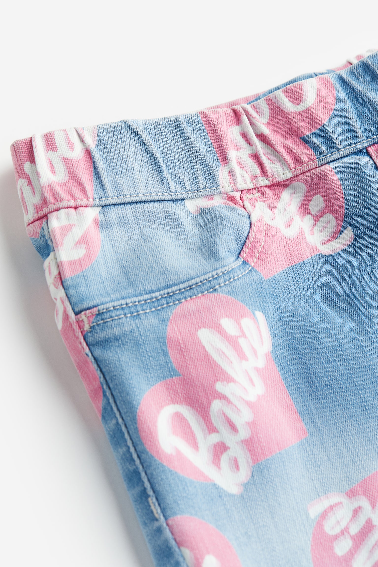 Детские джинсы H&M Printed Jeggings, цвет: Светлый джинсовый синий — фото 2