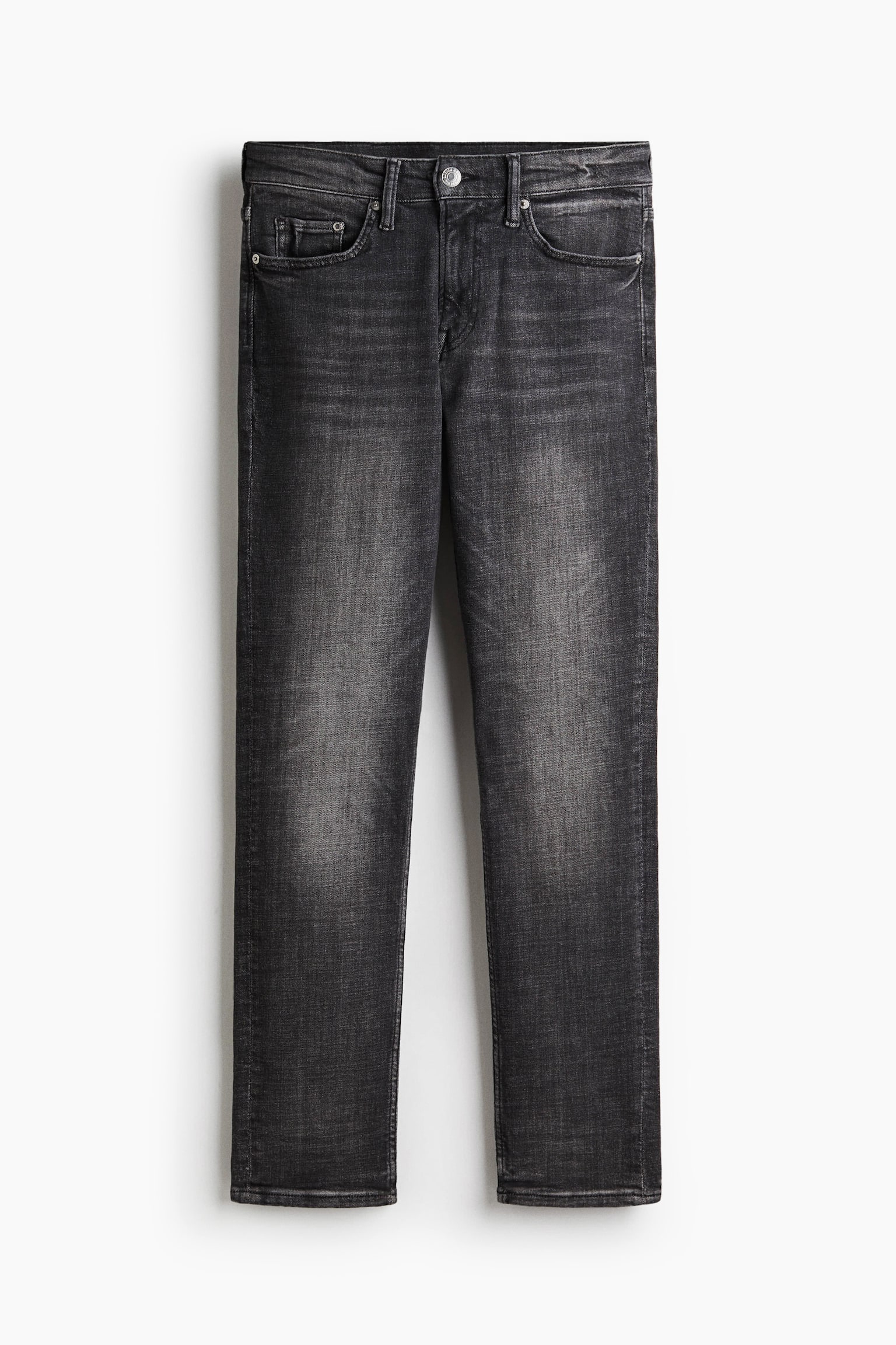 Мужские джинсы H&M Slim, цвет: Джинсовый серый — фото 1