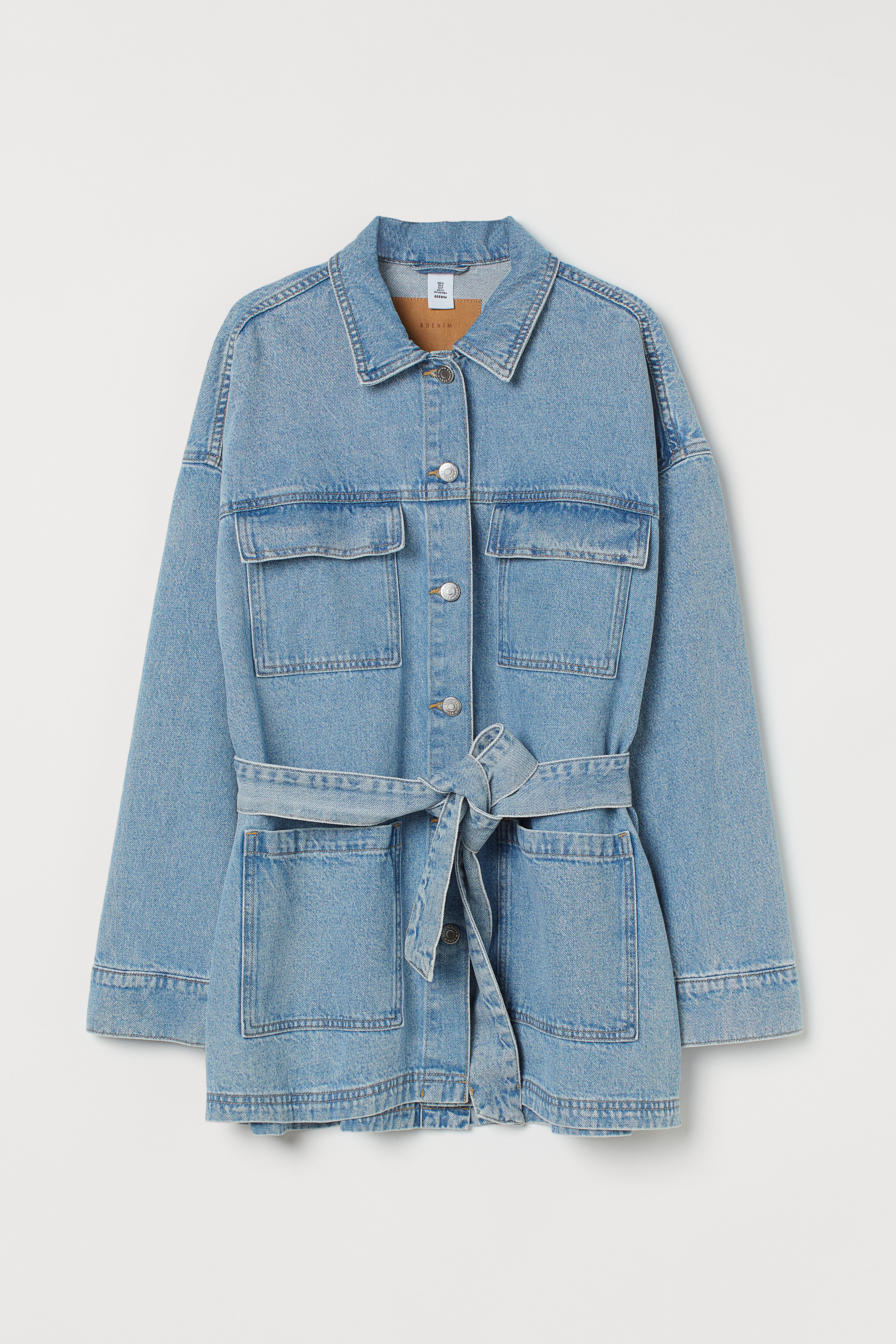 H&m denim utility jacket best sale