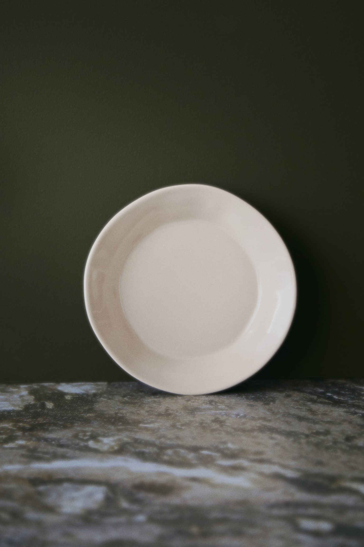 Stoneware plate - White - 2