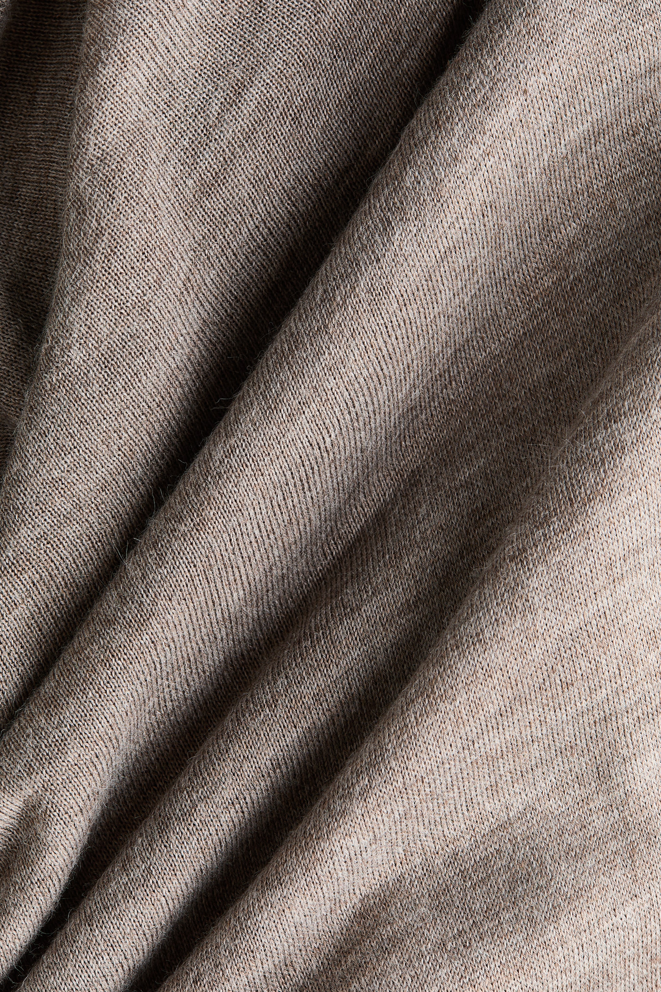 Layered Fine-Knit Top