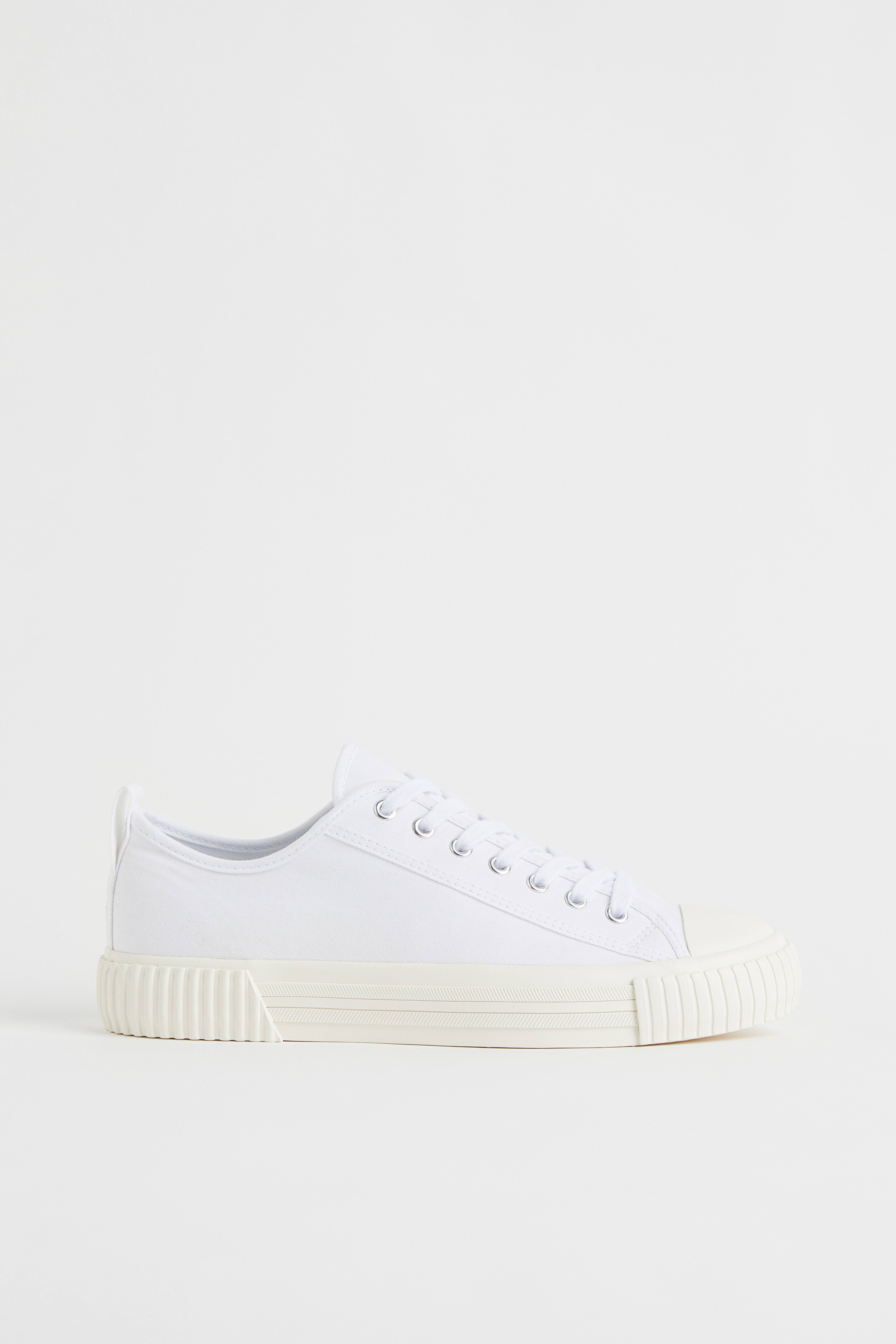 White canvas shoes shops h&m