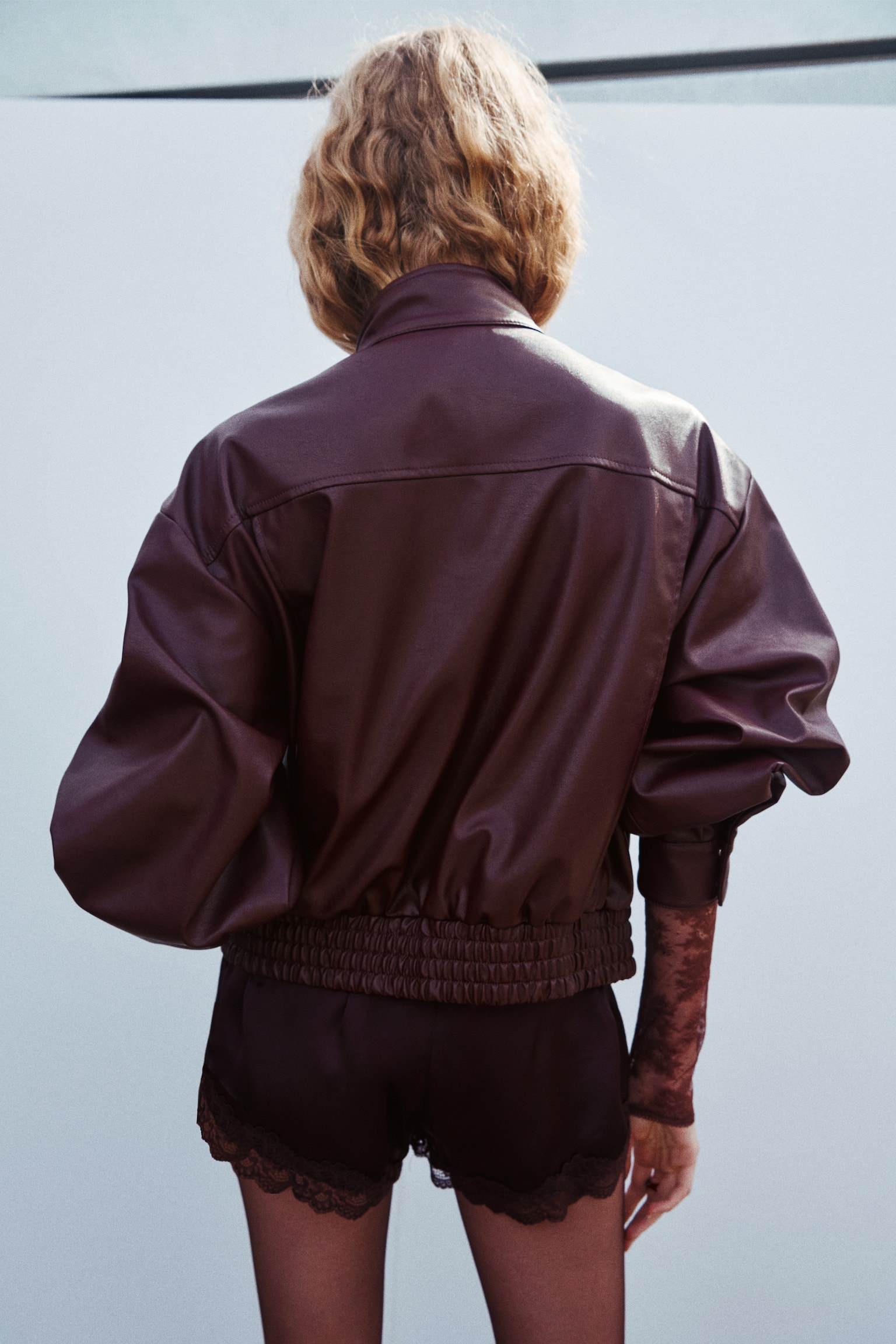 Jacket - Burgundy/Brown - 6
