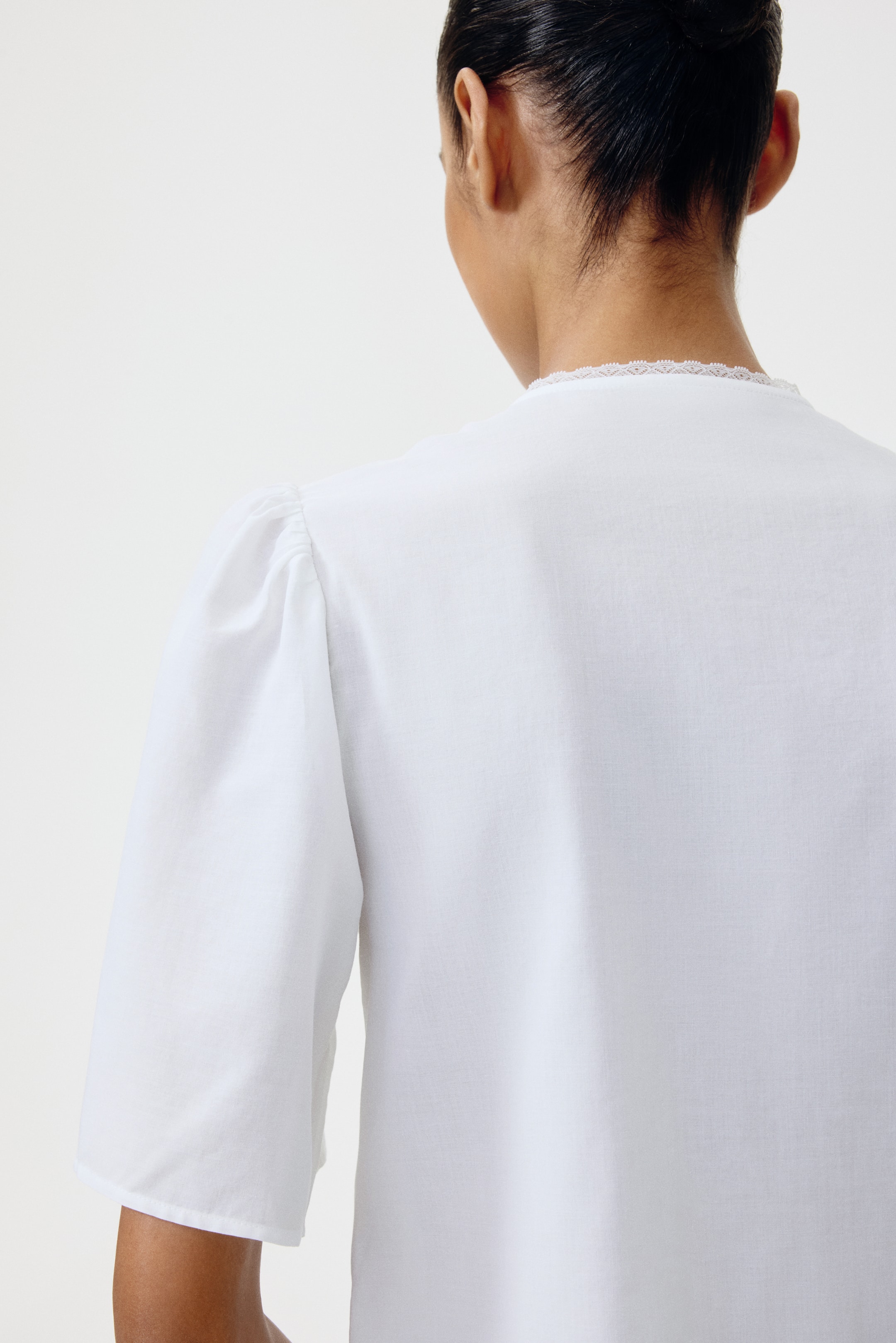 Blouse with Pintucks