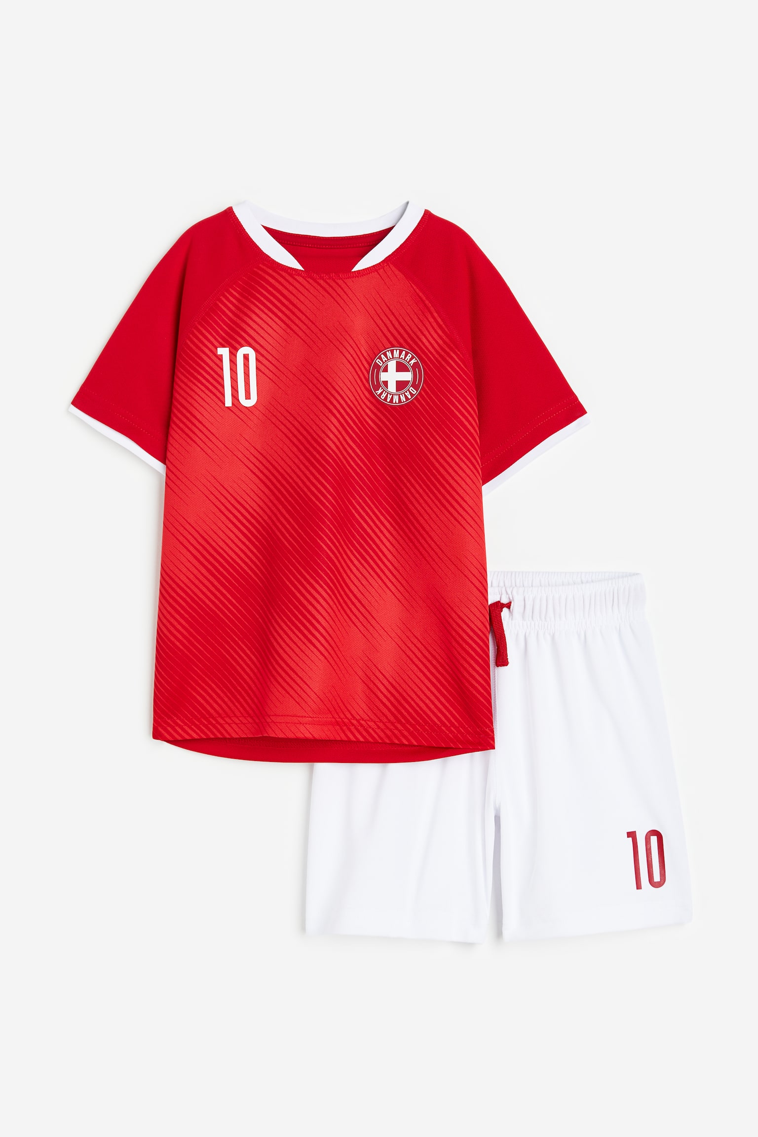 Printed football kit - Red/Danmark/White/Argentina/Yellow/Sweden/Red/Portugal/White/England - 1