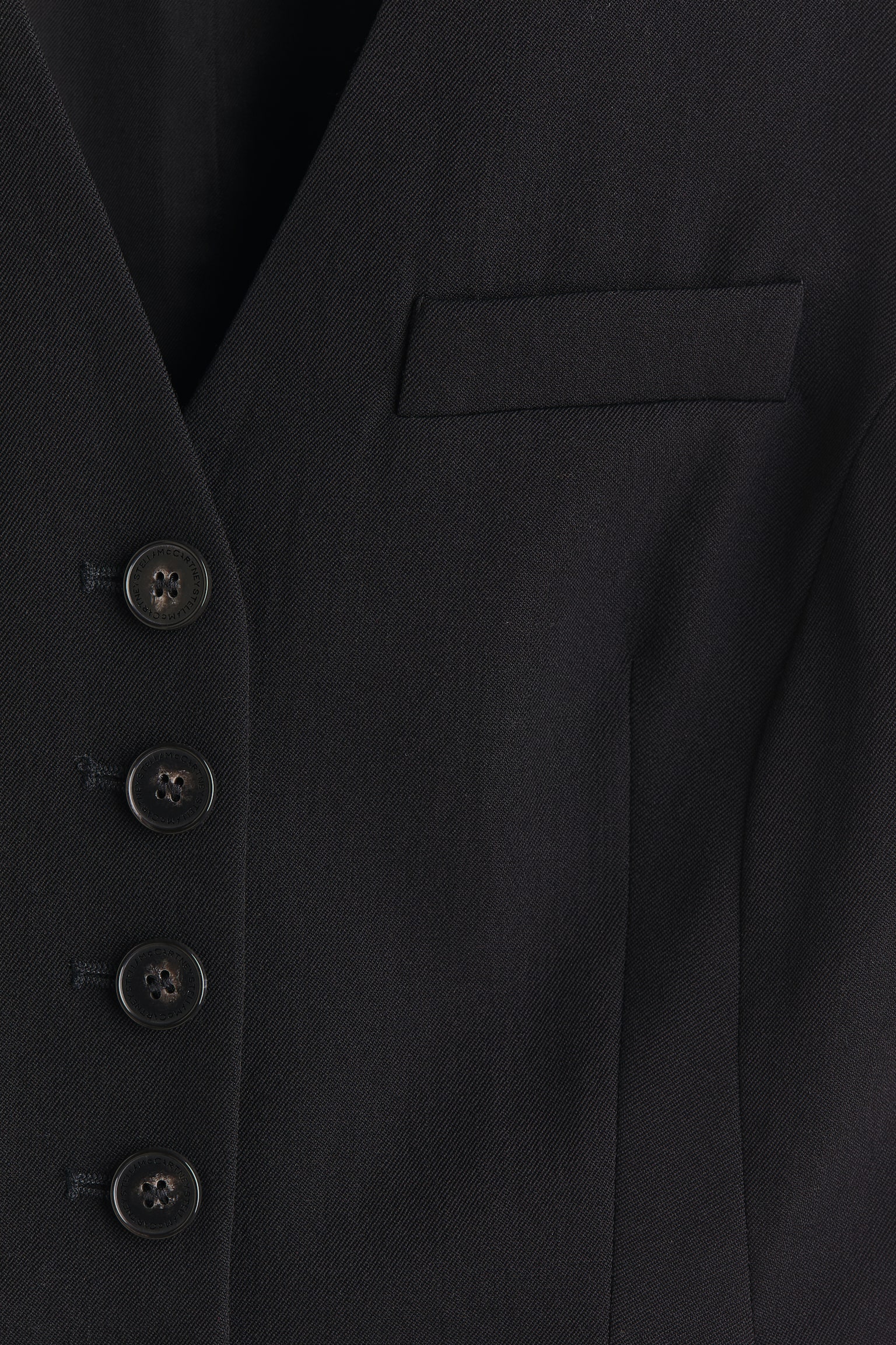 Wool Vest-Black - 3