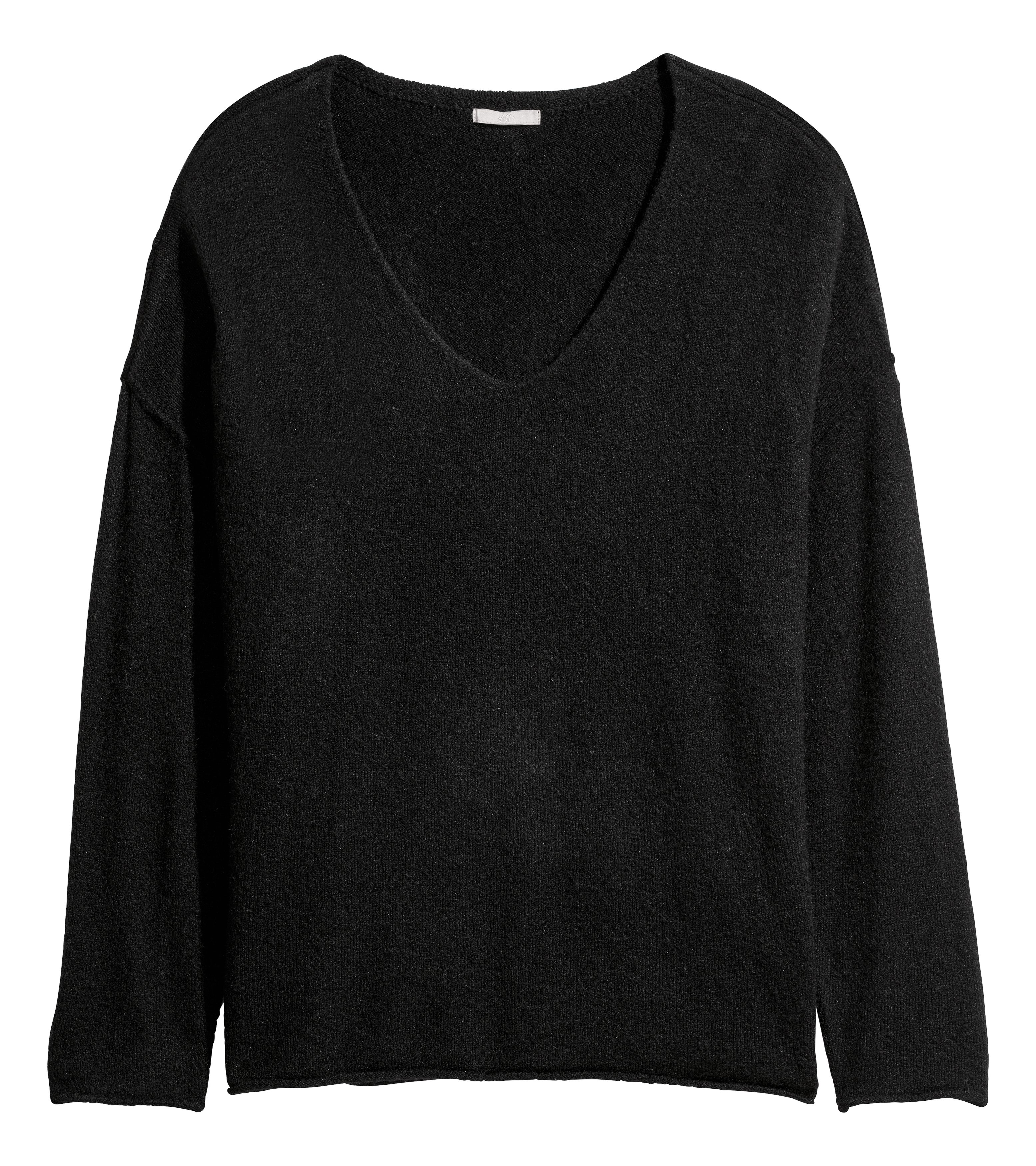 Pull Noir H&M En Coton - Taille 10 - Occasion Très Bon état (porté Seulement 3 Fois)