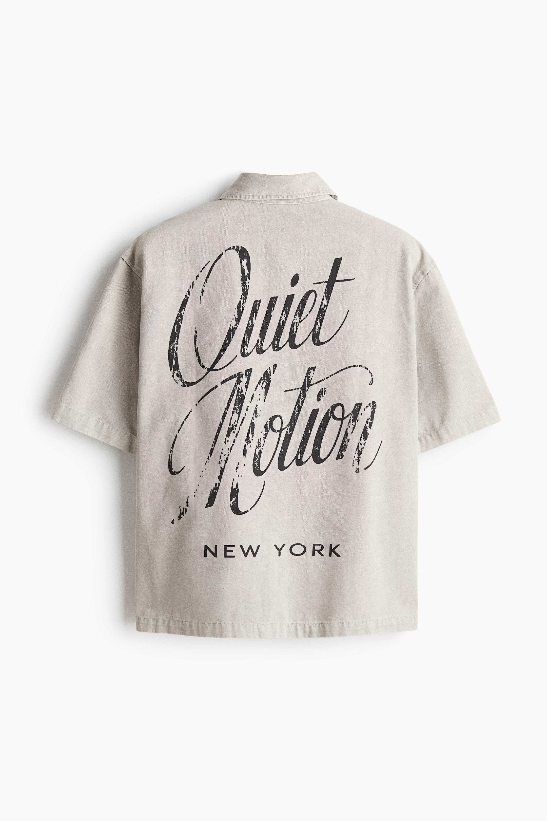 Chemise à manches courtes décontractée en coton