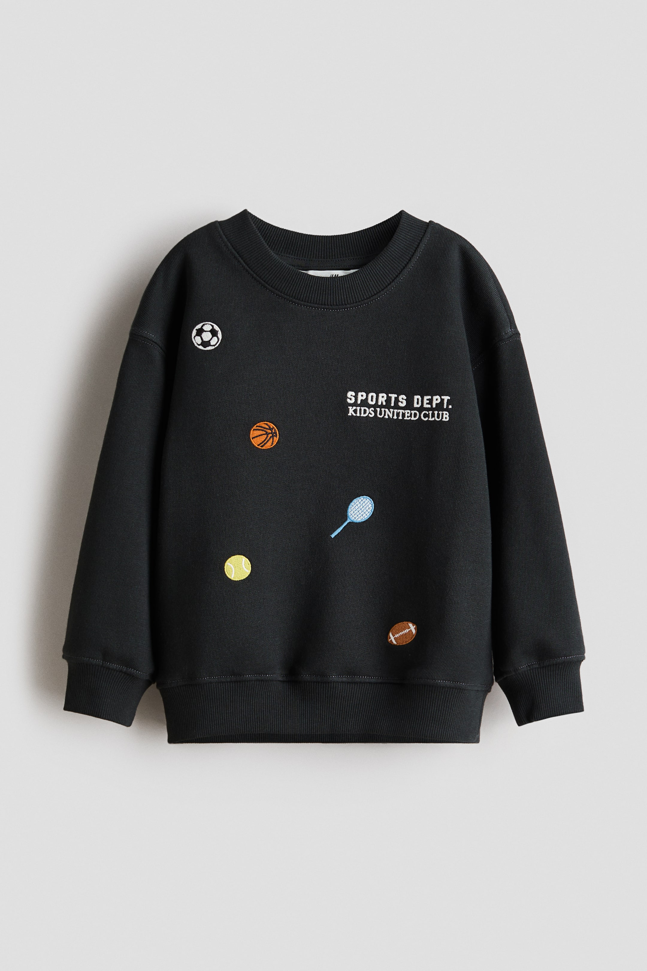 Grotere afbeelding bekijken: Sweater met print - Zwart/Sports dept. - KINDEREN | H&M BE 4