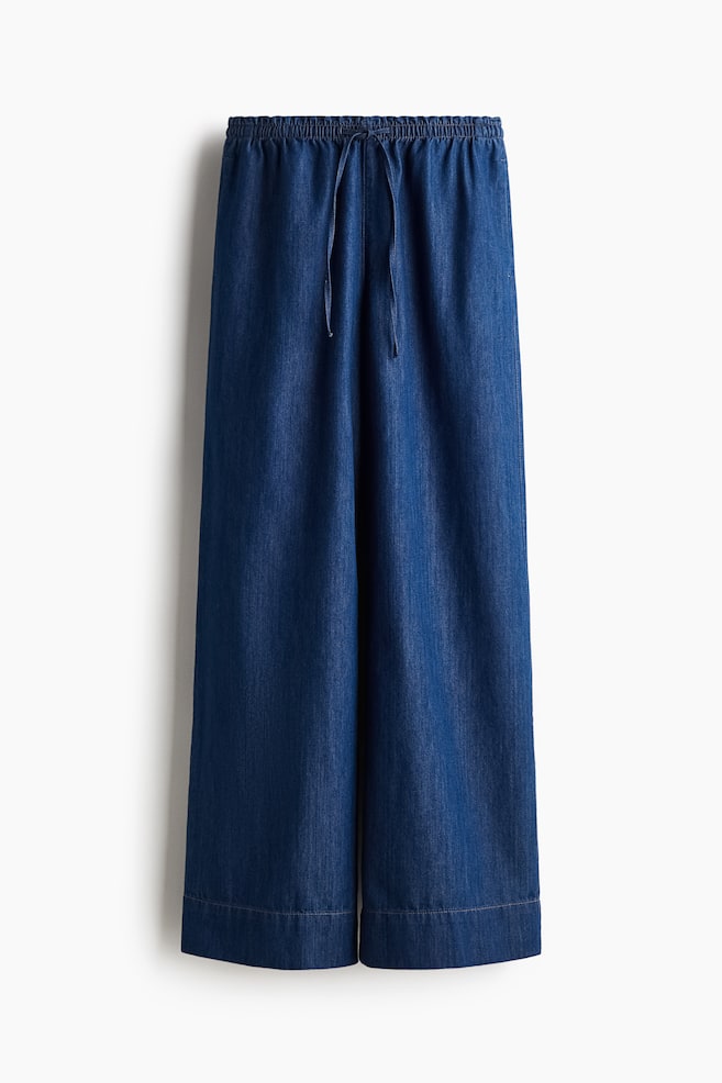 Kot Pull-on Pantolon - Kot mavisi/Açık kot mavisi - 1