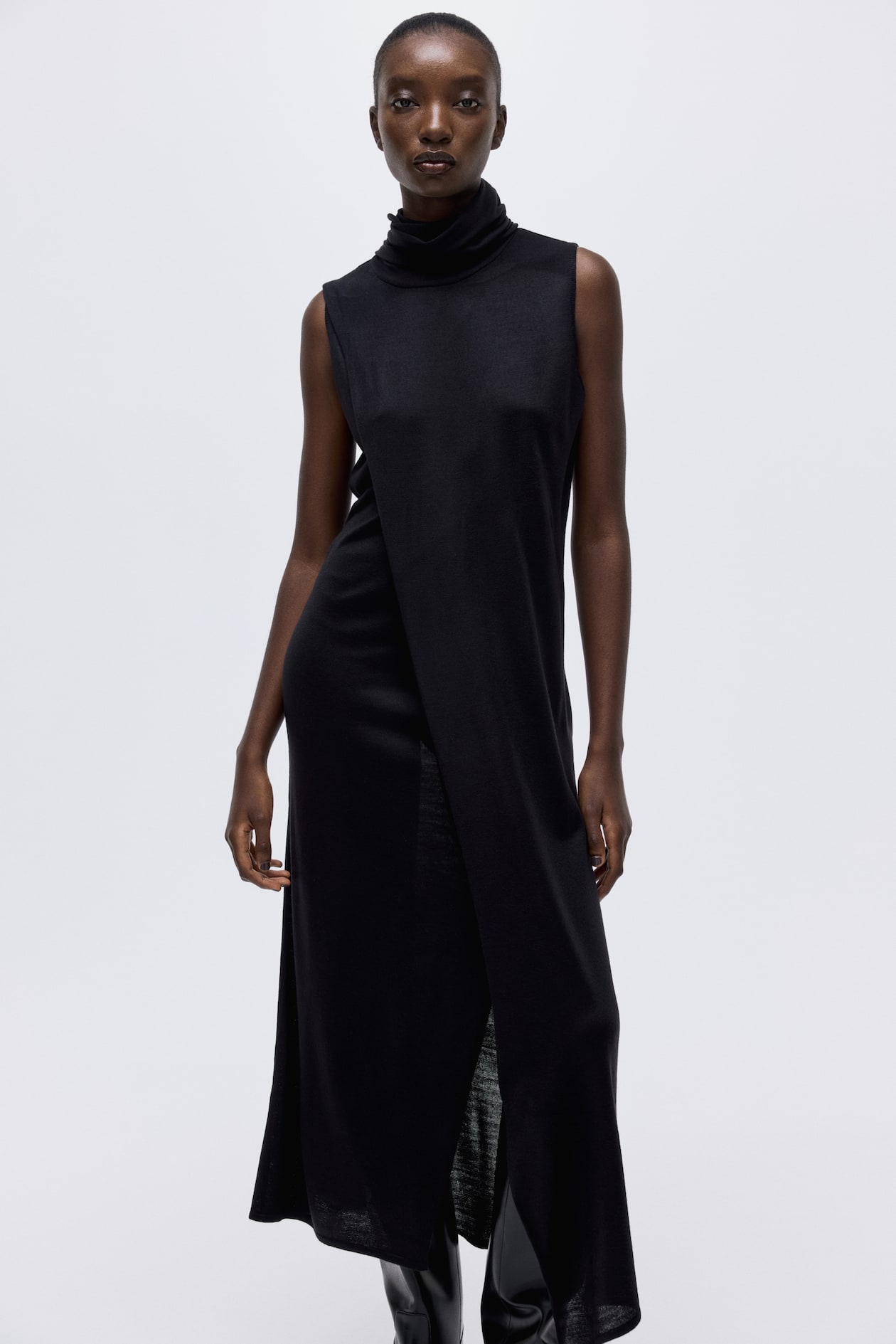 Scarf-Collar Dress - image 4