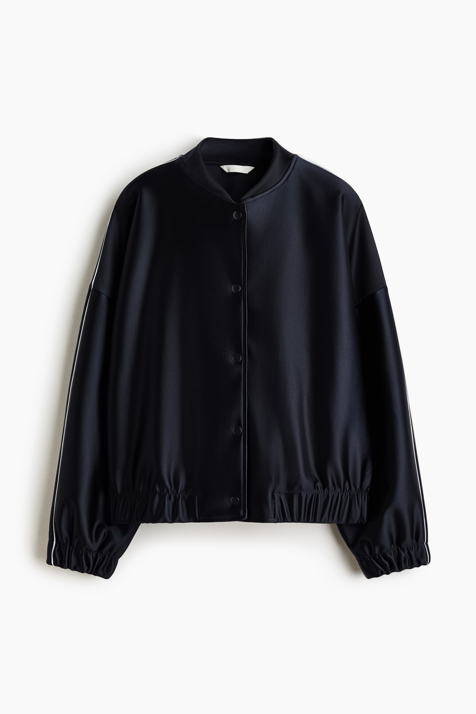Женская куртка H&M Bomber, цвет: Тёмно-синий — фото 1