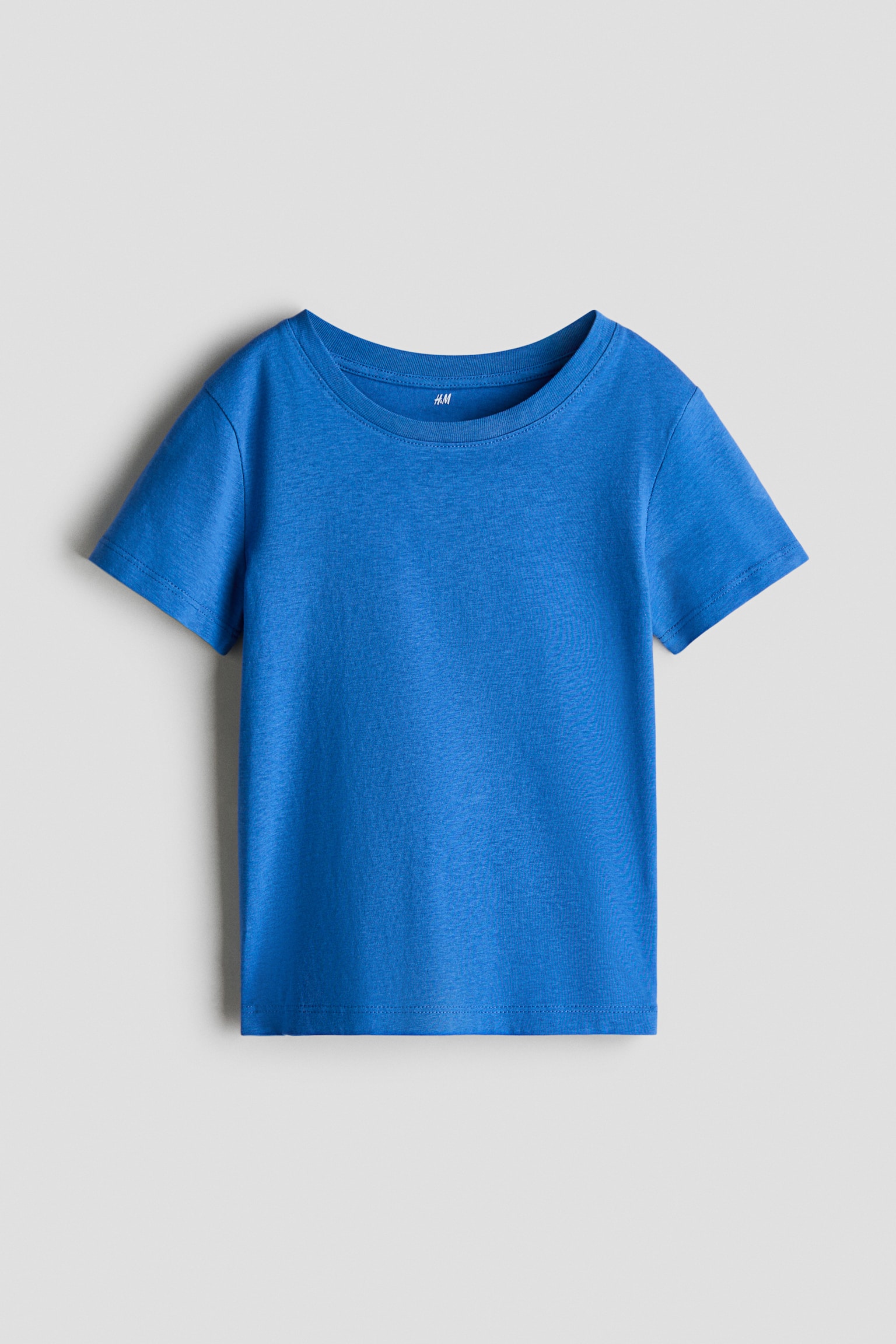 Cotton T-Shirt - Blue melange/Dusty blue/Dark green melange
