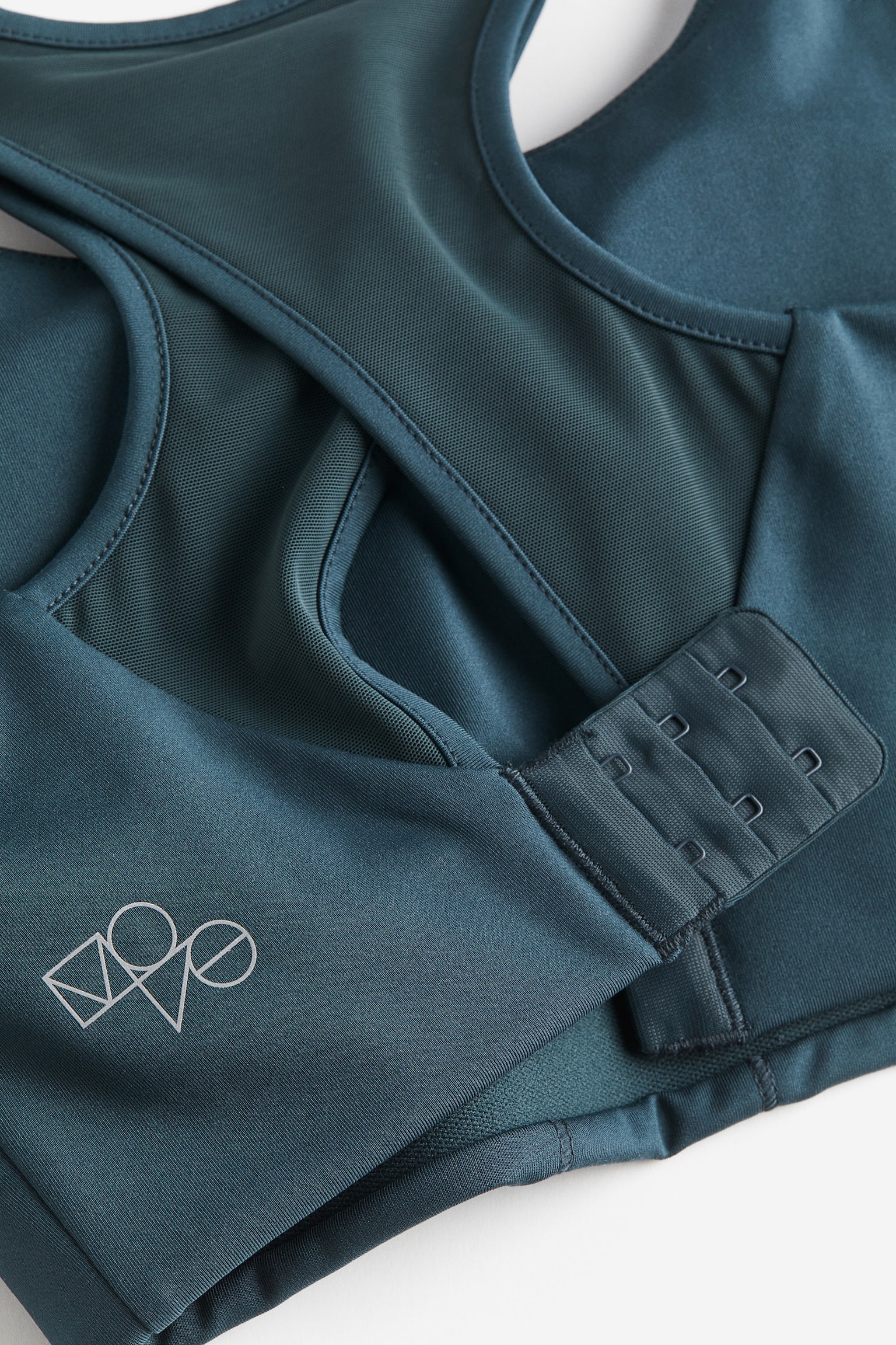 High Support DryMove™ Sports Bra - Dark teal/Dark khaki green/Black/Dark blue/White/Dark khaki green/Light beige/Dark plum/Bright blue - 3