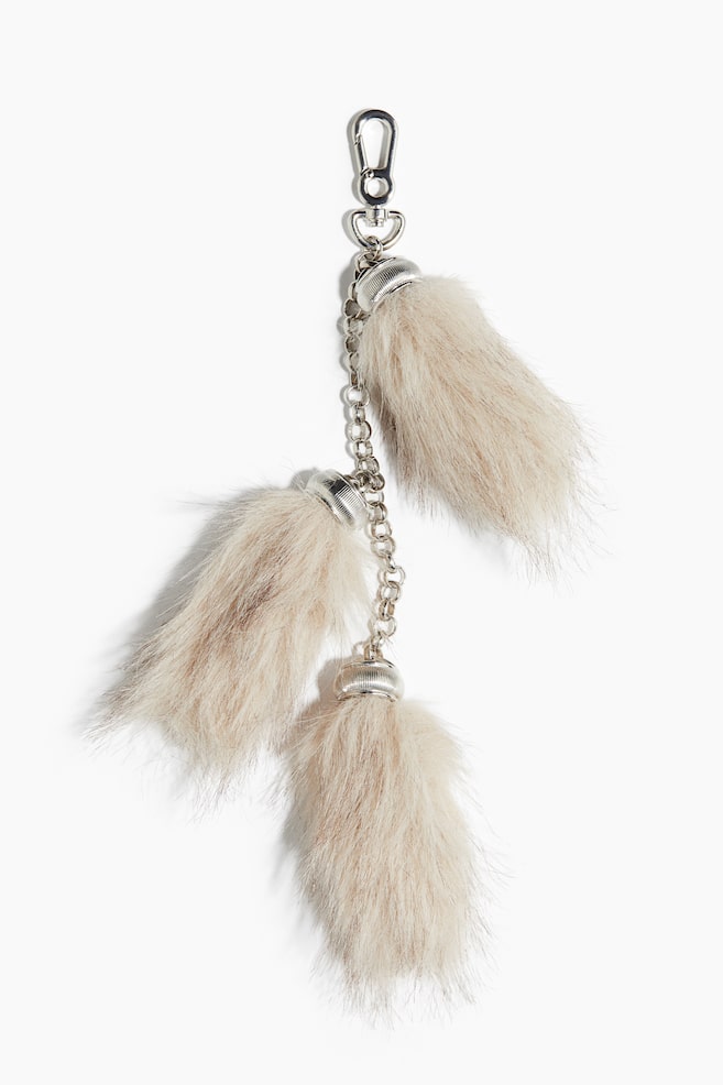 Bag Charm - Light beige - 1