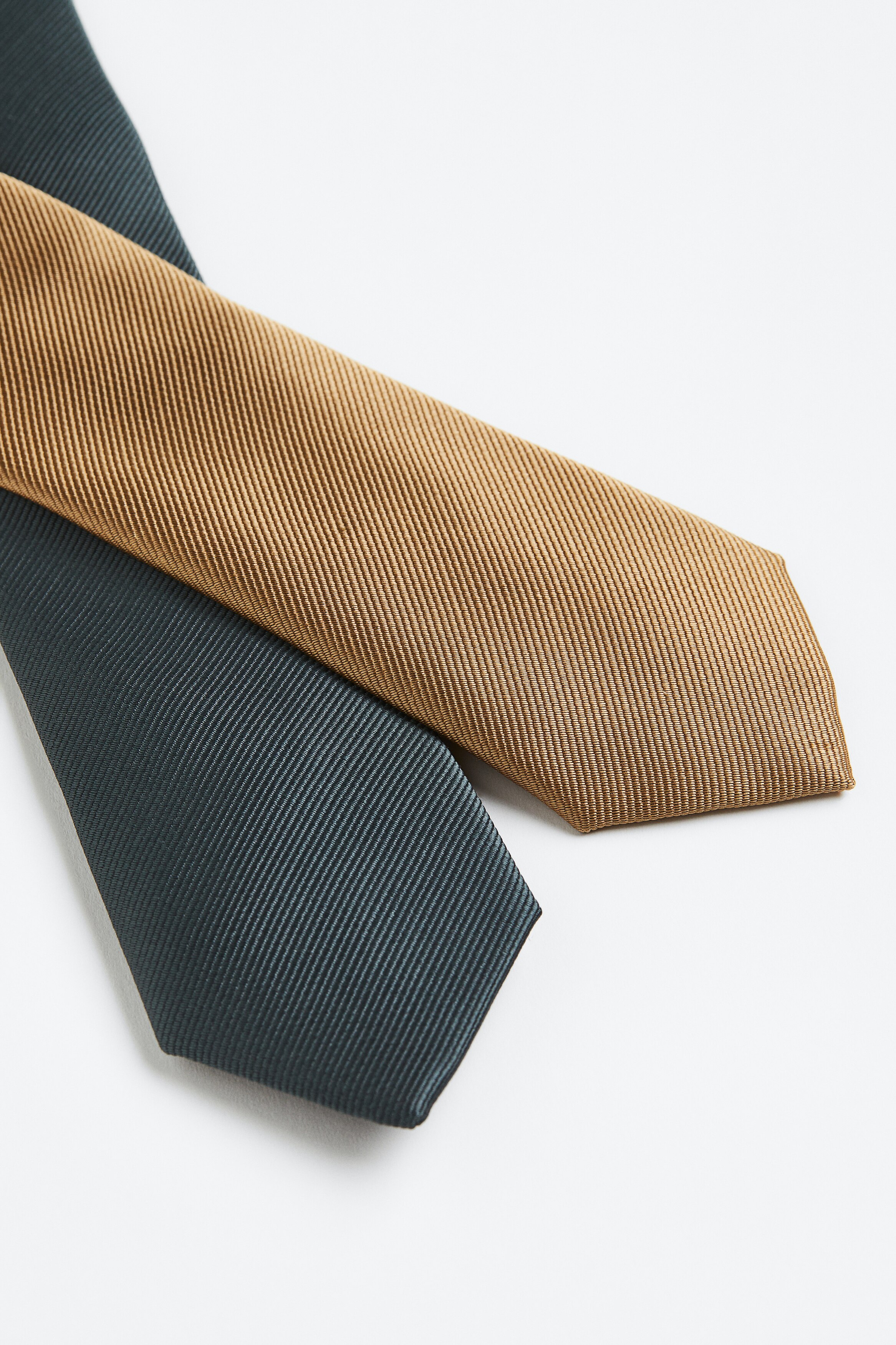 men blue 2 pack ties h&m