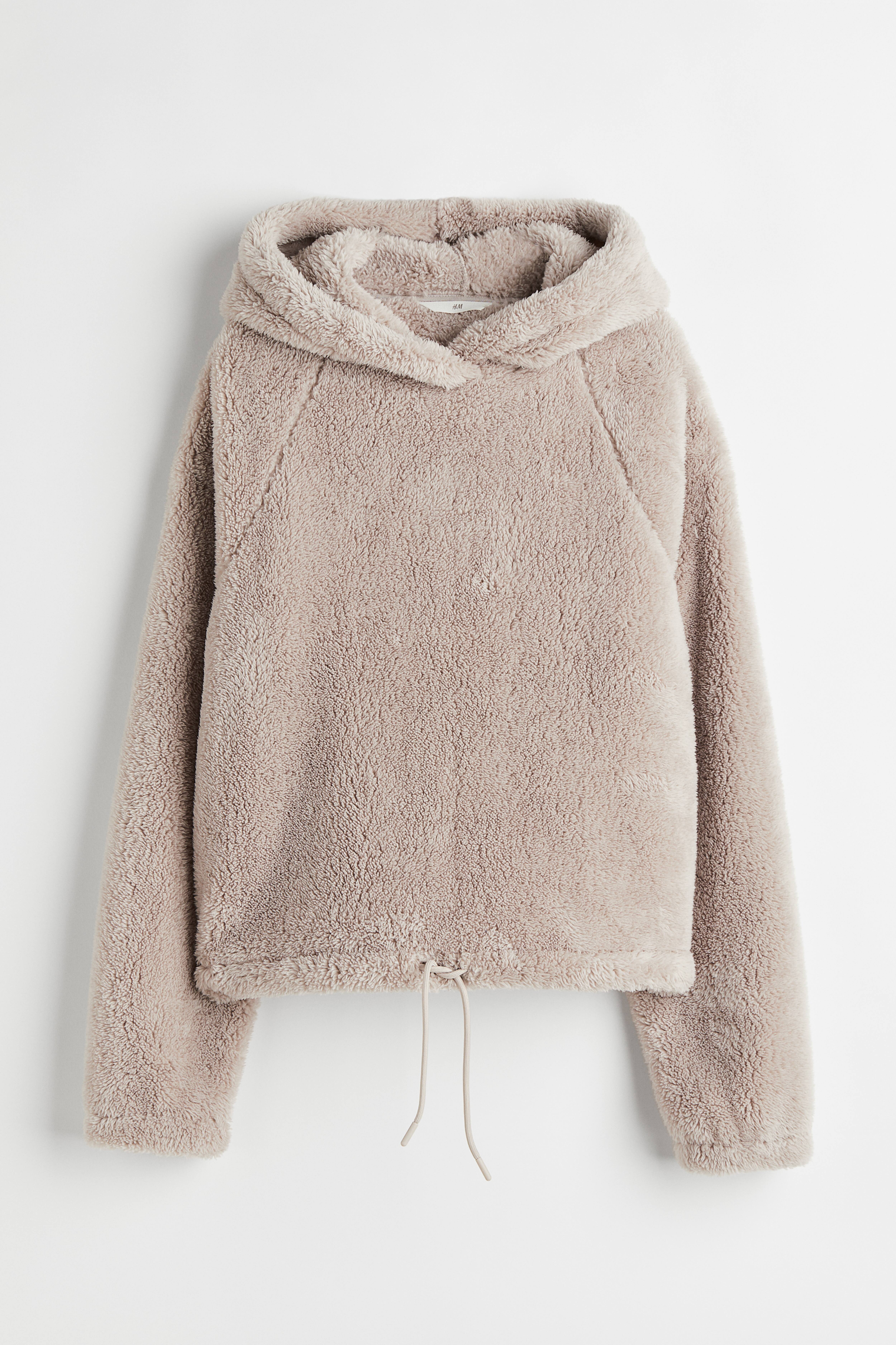 H&m fashion sherpa hoodie