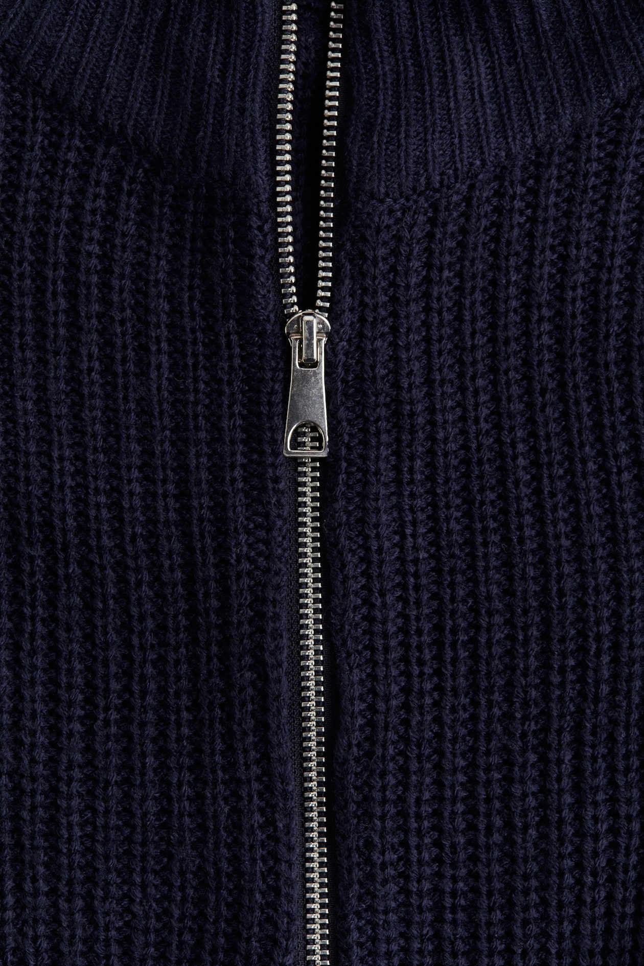Chunky-Knit Half-Zip Sweater - image 3