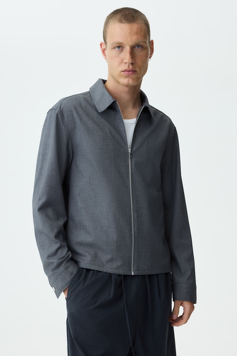 Twill overshirt