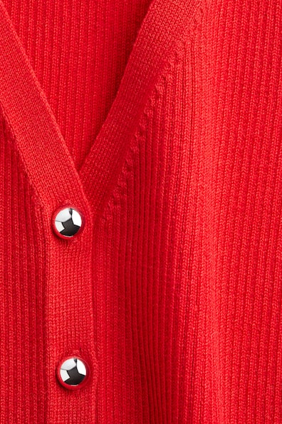 Women's Bright red Button-Front Sweater Vest at H&M CA