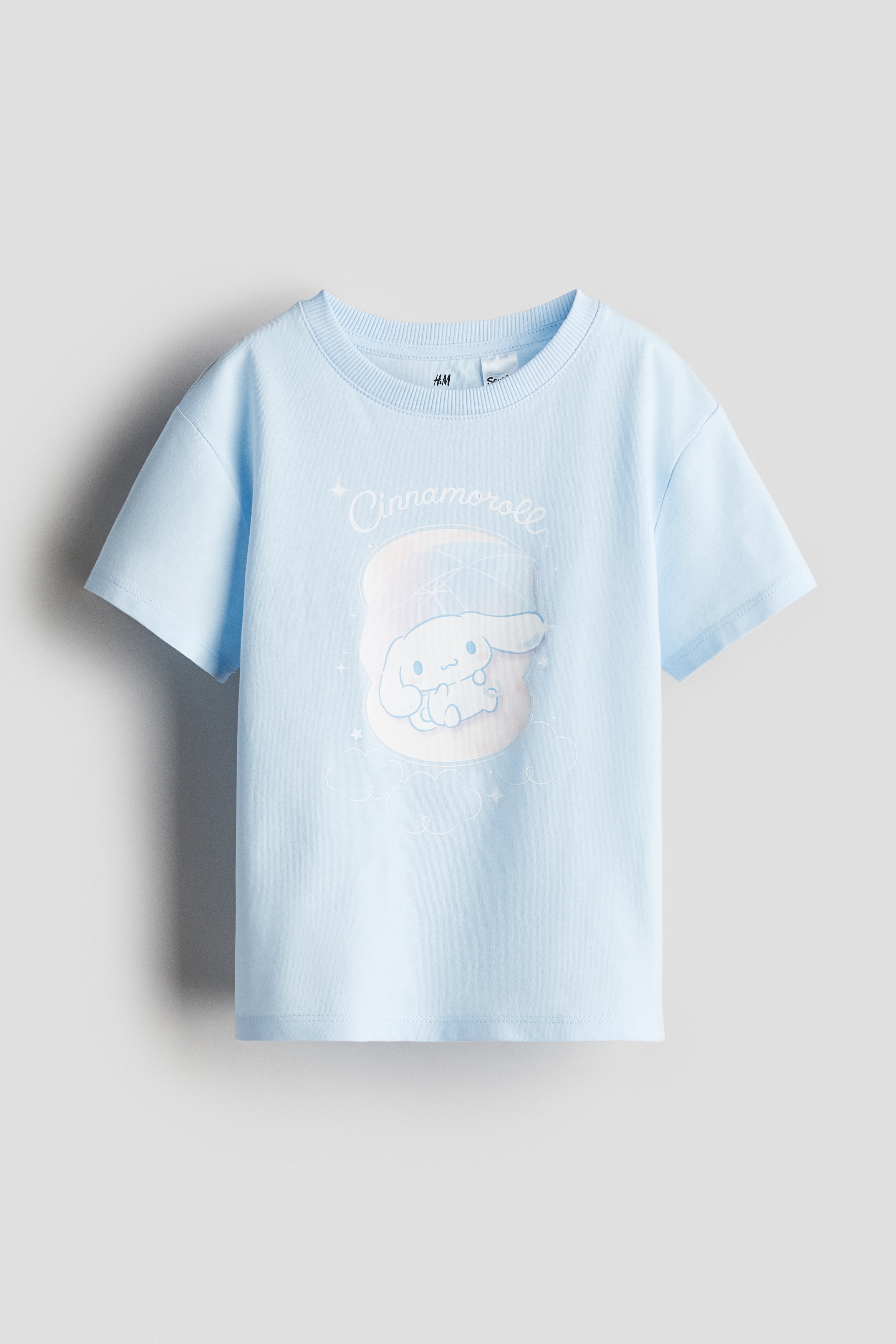 Printed cotton T-shirt - Light blue/Cinnamoroll/Black/Kuromi/White/Kuromi/Light purple/Kuromi