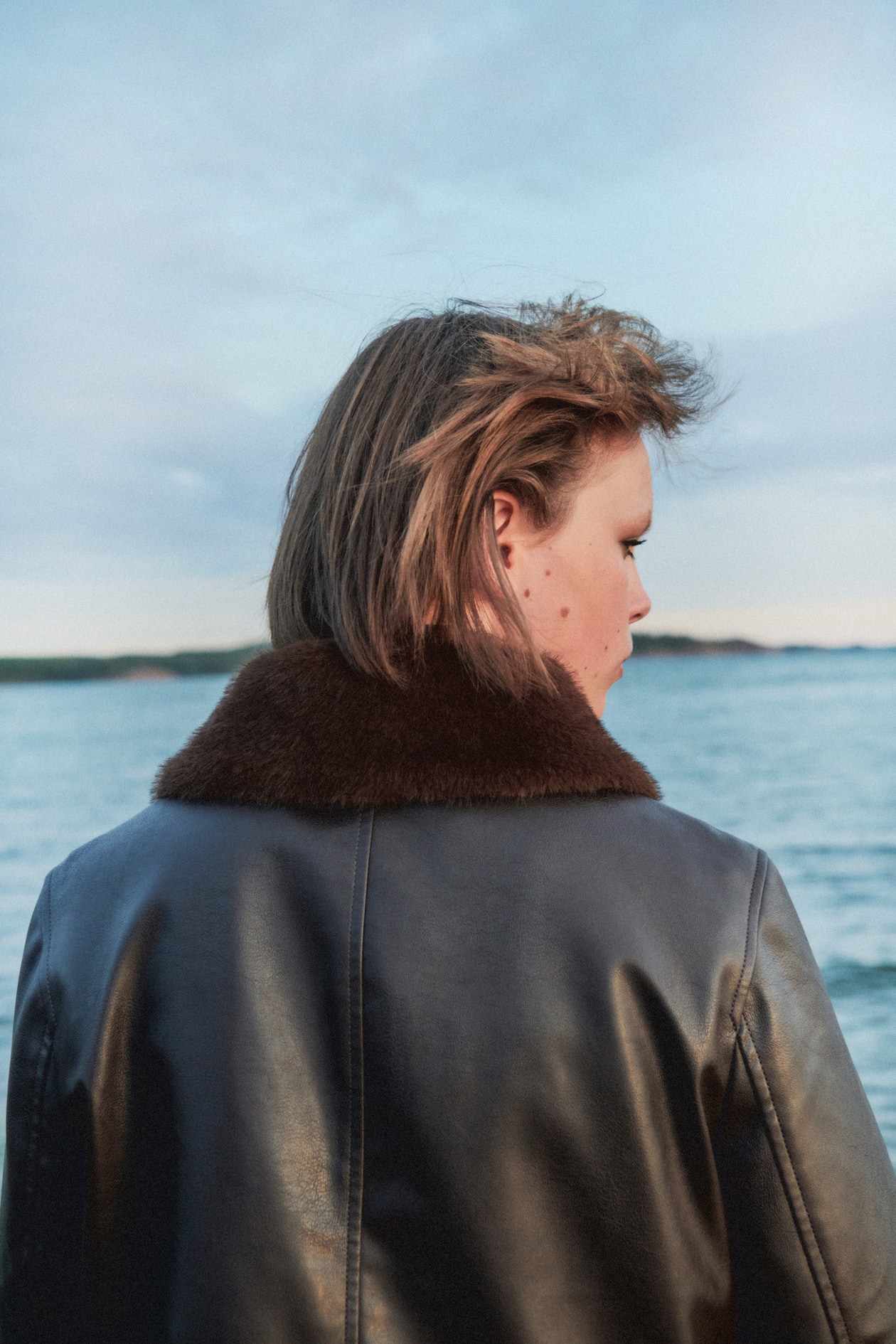 Coated Jacket with Collar - image 3
