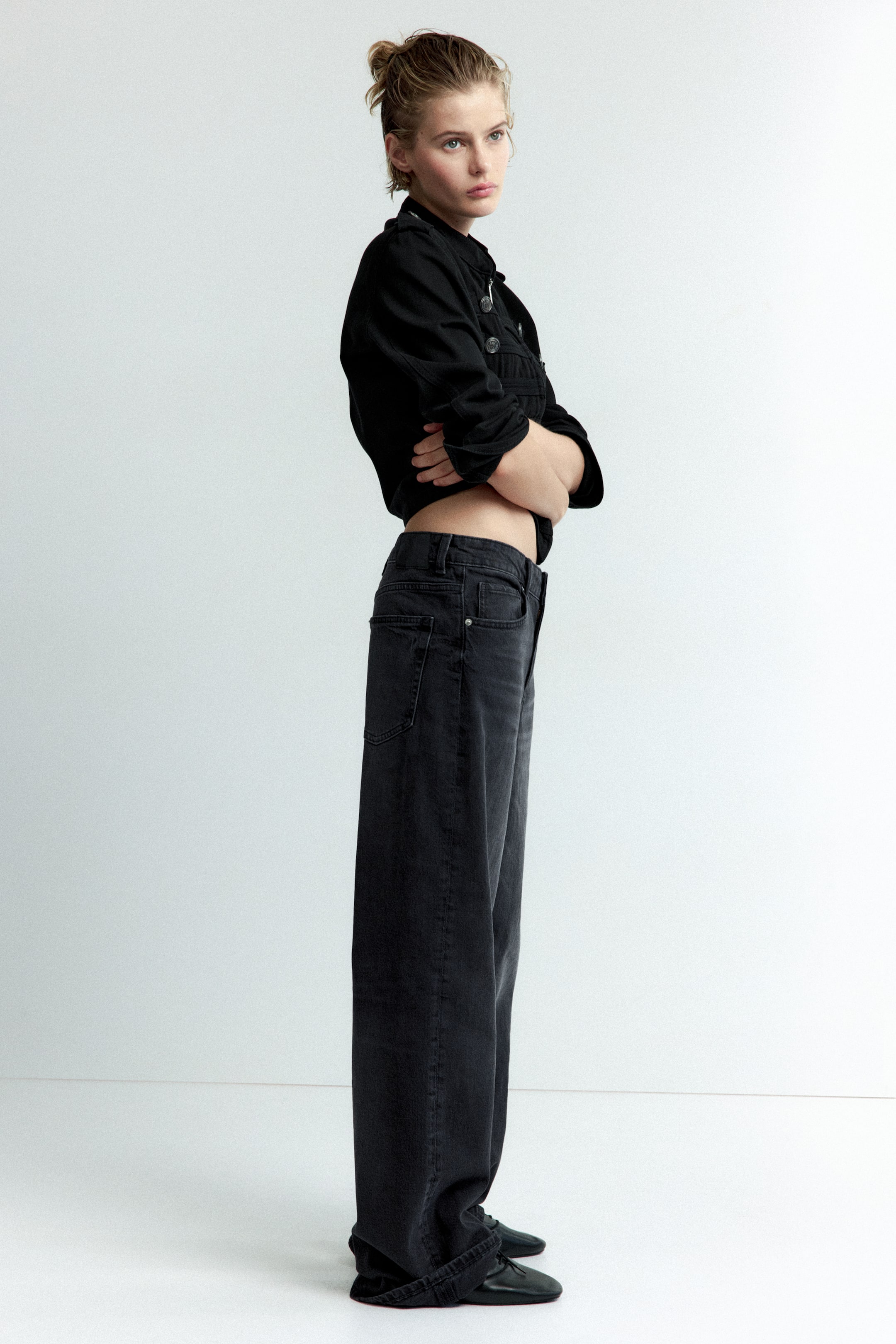 Straight High-Waist Jeans