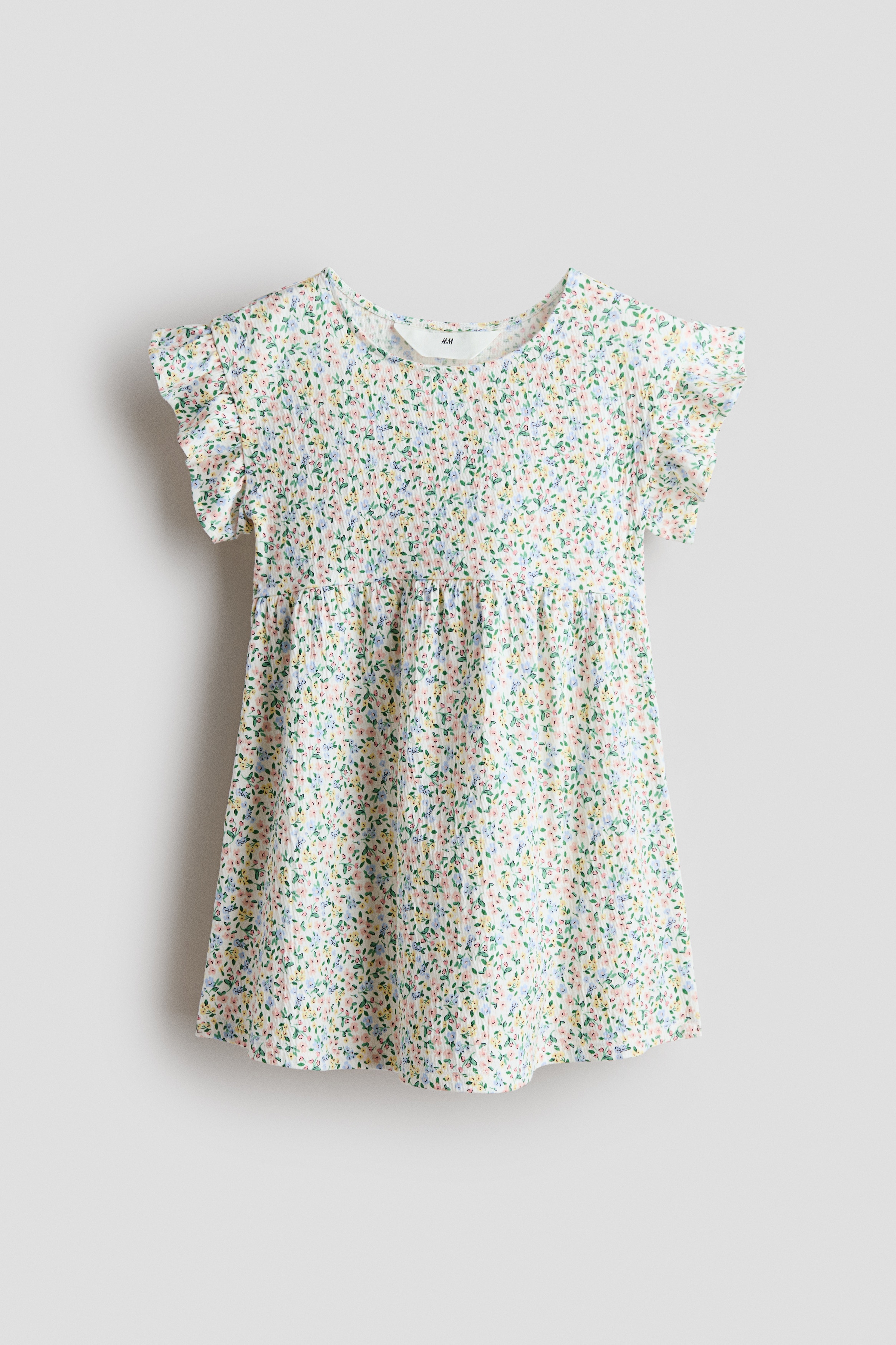 Baumwollkleid mit VolantärmelnModell