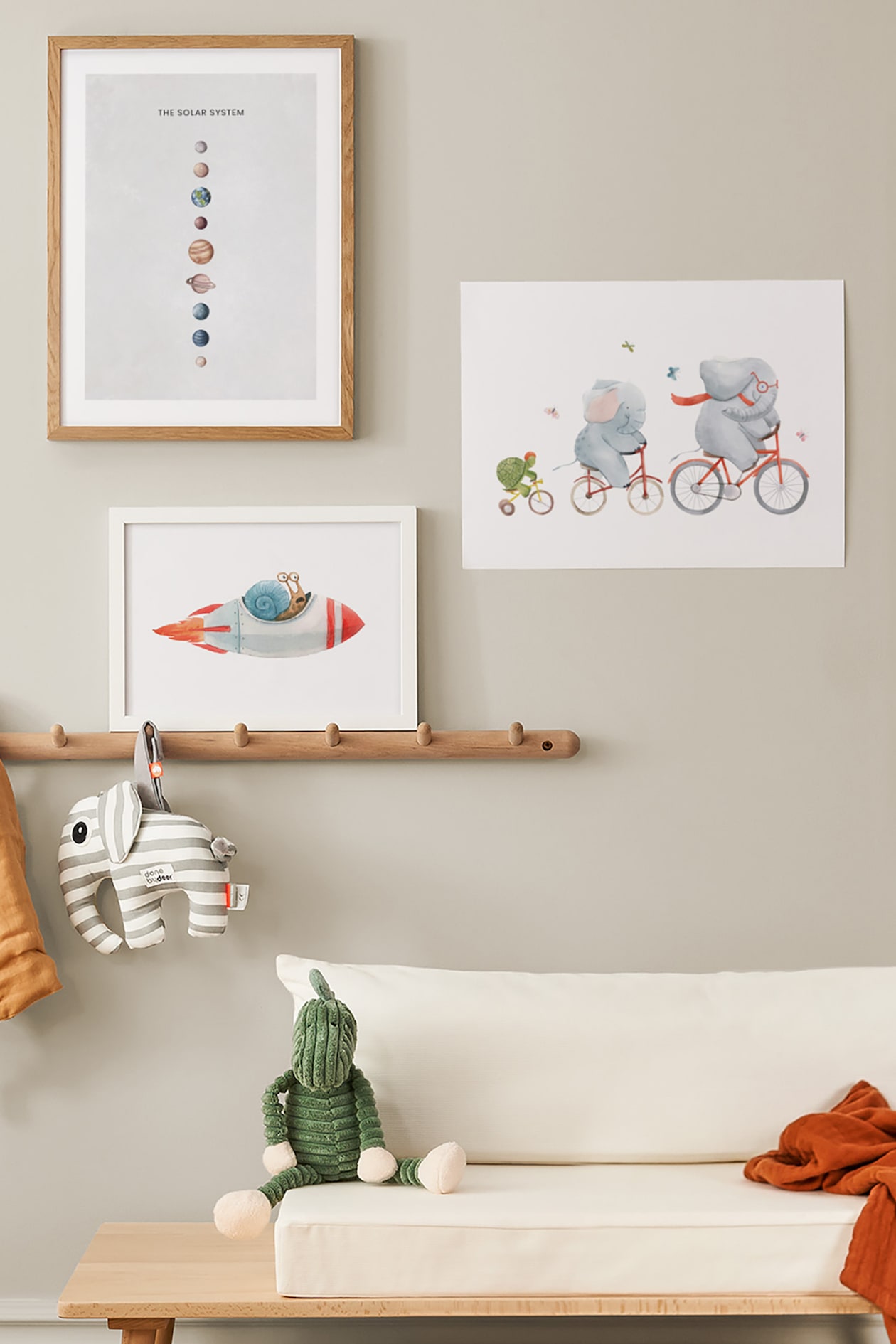 Gray/white Ride With Me Poster at H&M Home | H&M GB