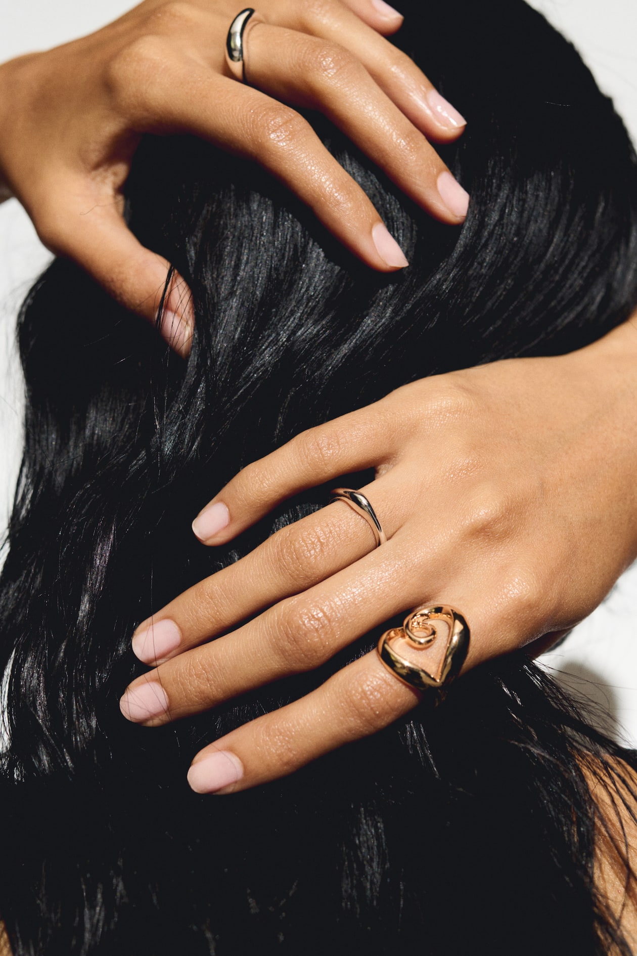 Lot de 3 bagues - Argenté/doré - FEMME | H&M FR