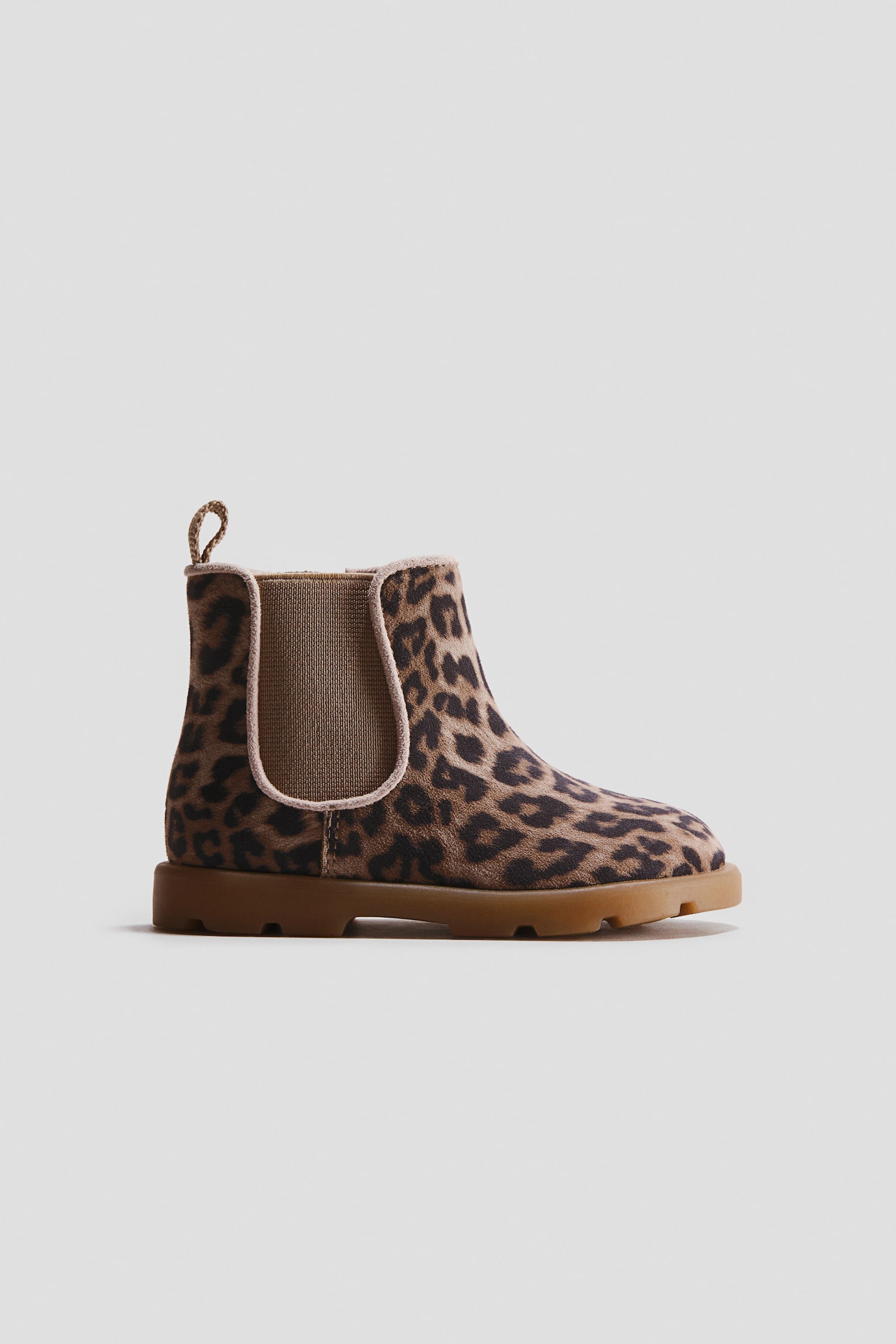 Chelsea boots - Beige/Leopard print/Dark beige/Black