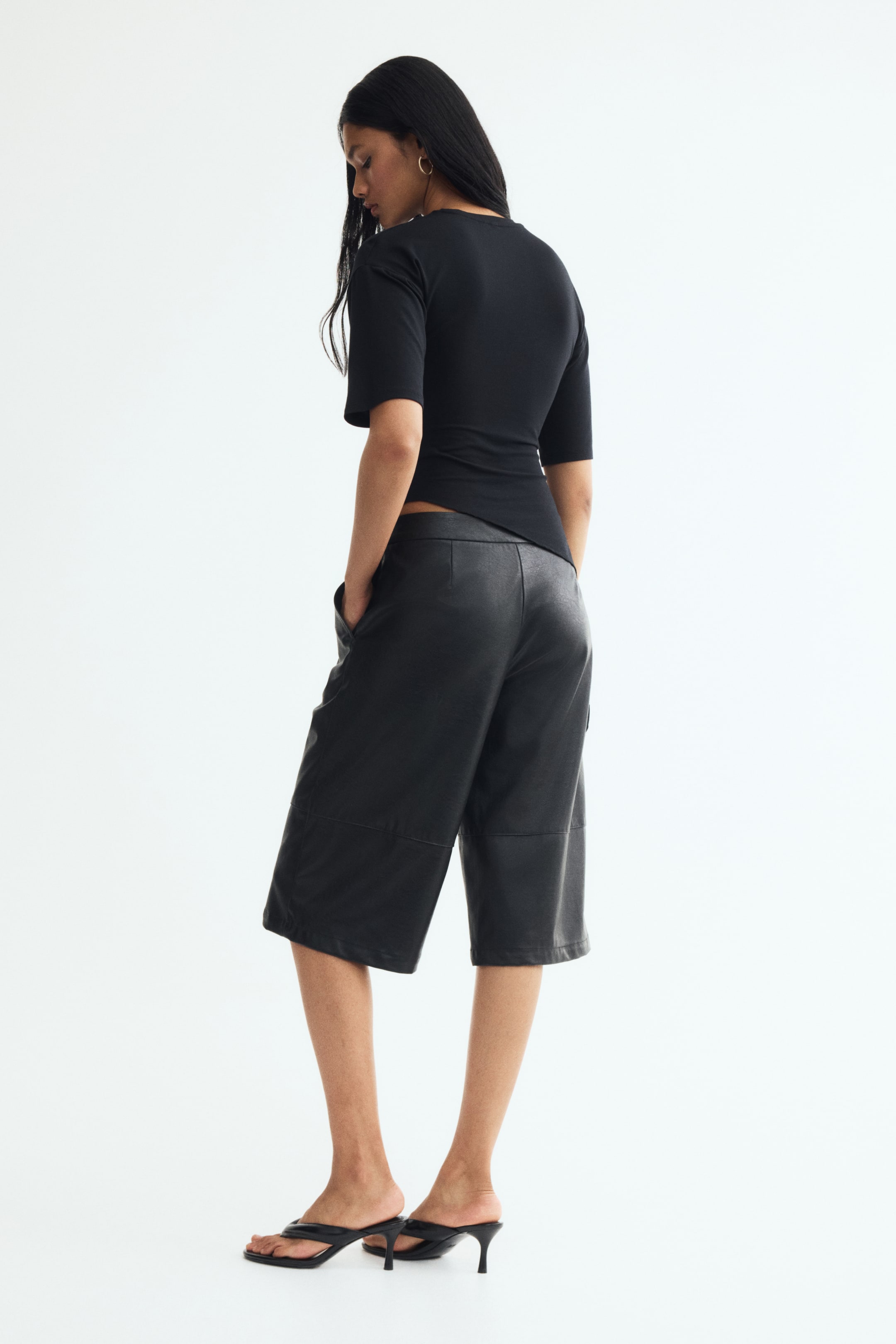 Coated Bermuda Shorts