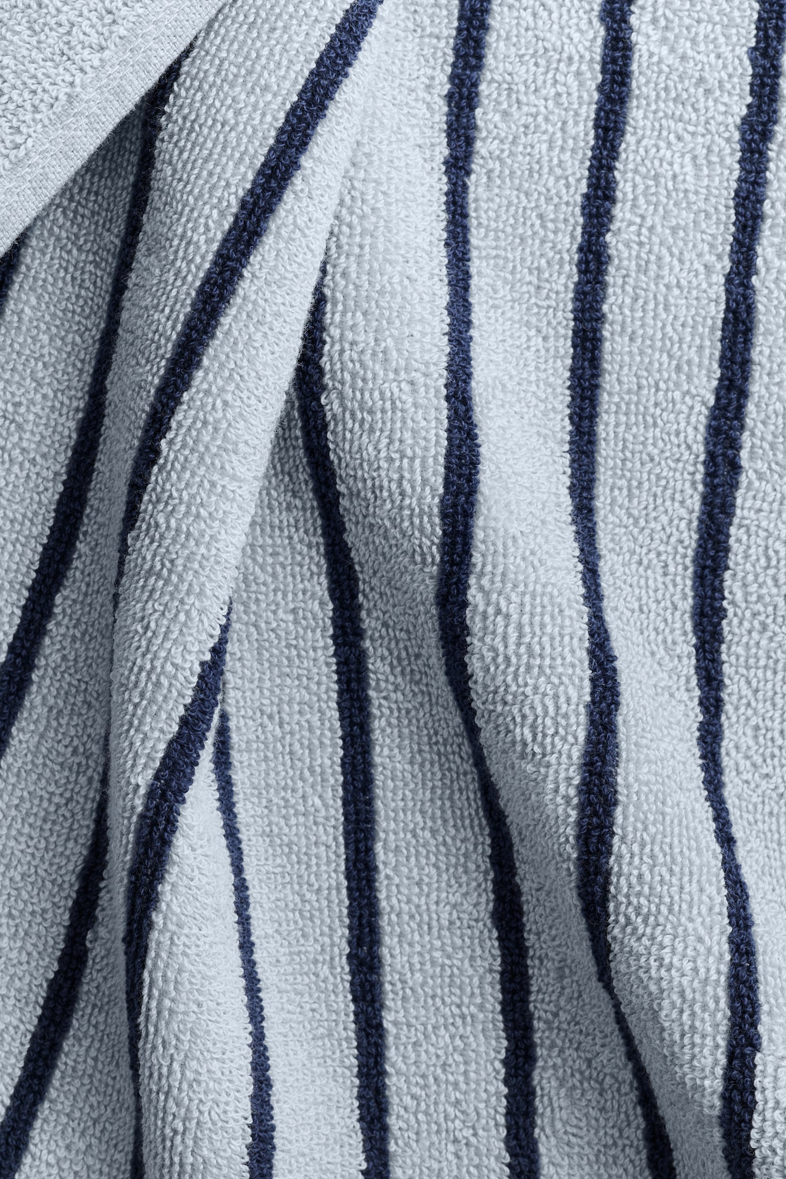 Striped hand towel - Light blue/Striped/Light pink/Terracotta striped/Brown/Black striped/Yellow/White striped/Light blue/Striped/White/Black striped/Light pink/Striped/Light beige/White - 1