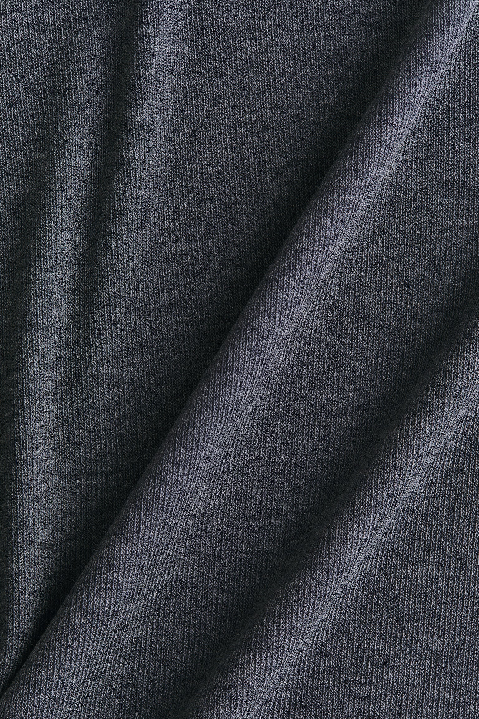 Sleeveless turtleneck top - Dark grey marl/Dark brown/Black - 2